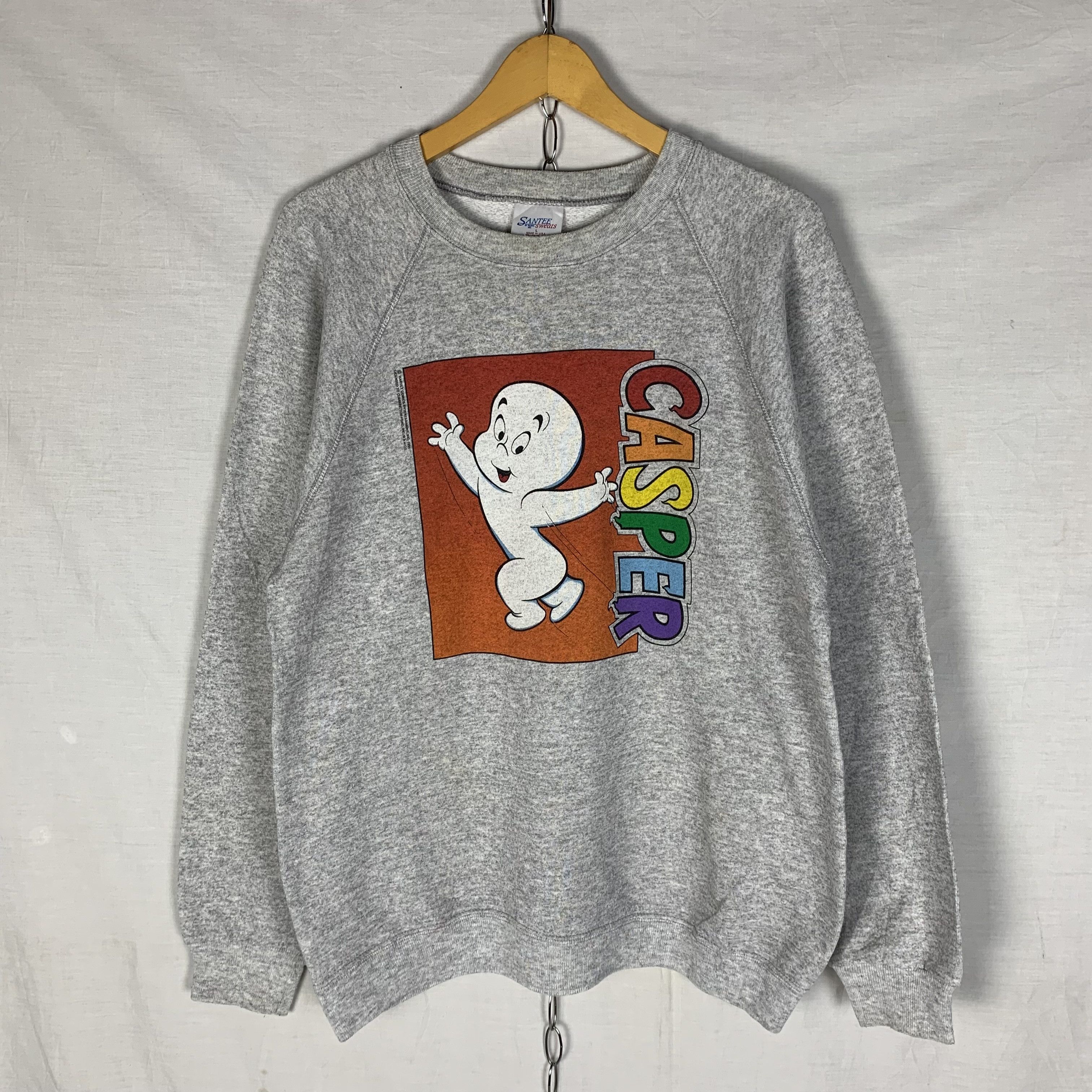 Vintage Vintage 90s Casper Sweatshirt Crewneck Size US M / EU 48-50 / 2 - 1 Thumbnail
