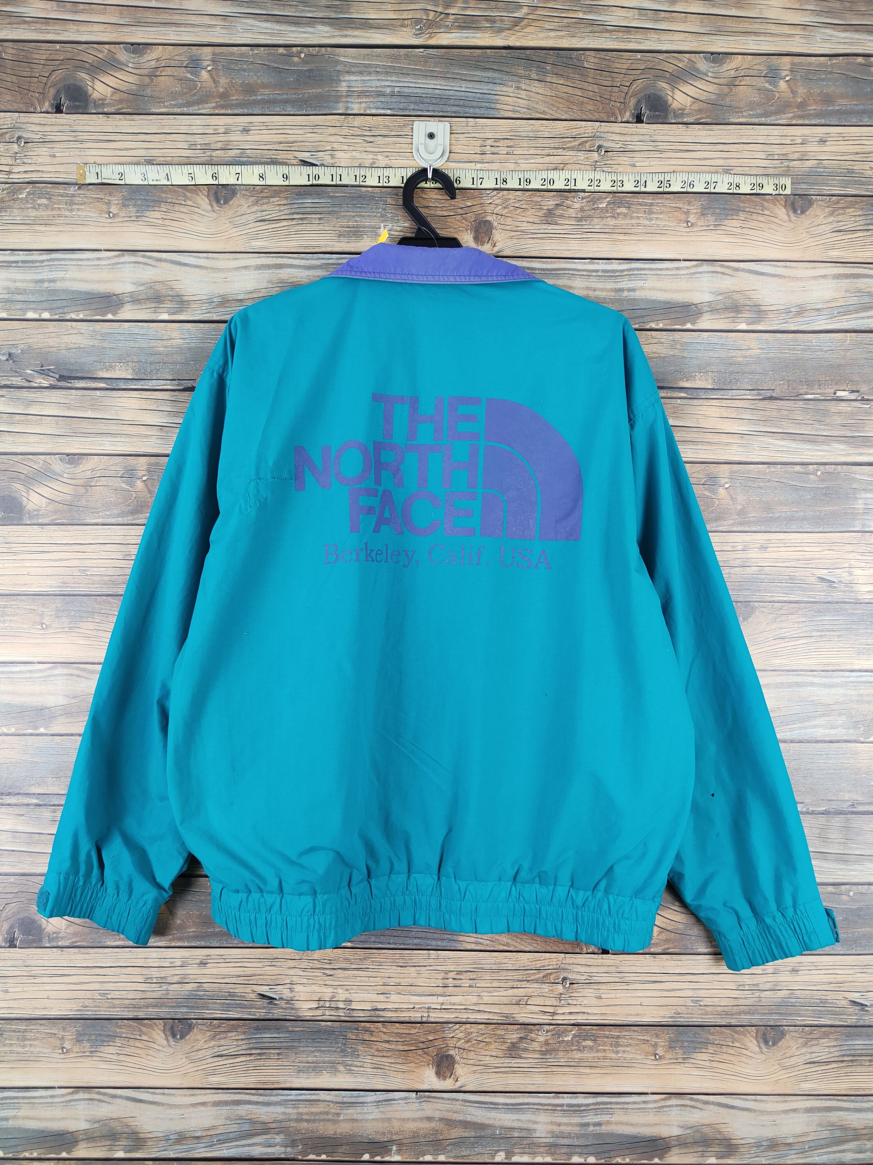 The North Face D The North Face Turquoise Nylon Sweaters windbreaker #006 Size US L / EU 52-54 / 3 - 1 Thumbnail