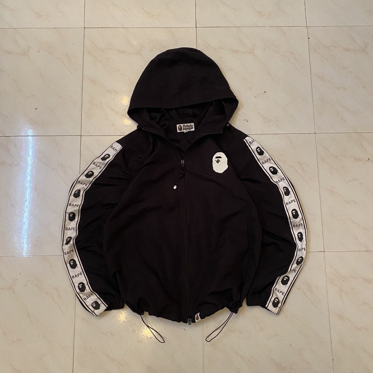 Bape Bape Summer 2018 Tape Line Track Jacket (Windbreaker) Size US S / EU 44-46 / 1 - 1 Thumbnail