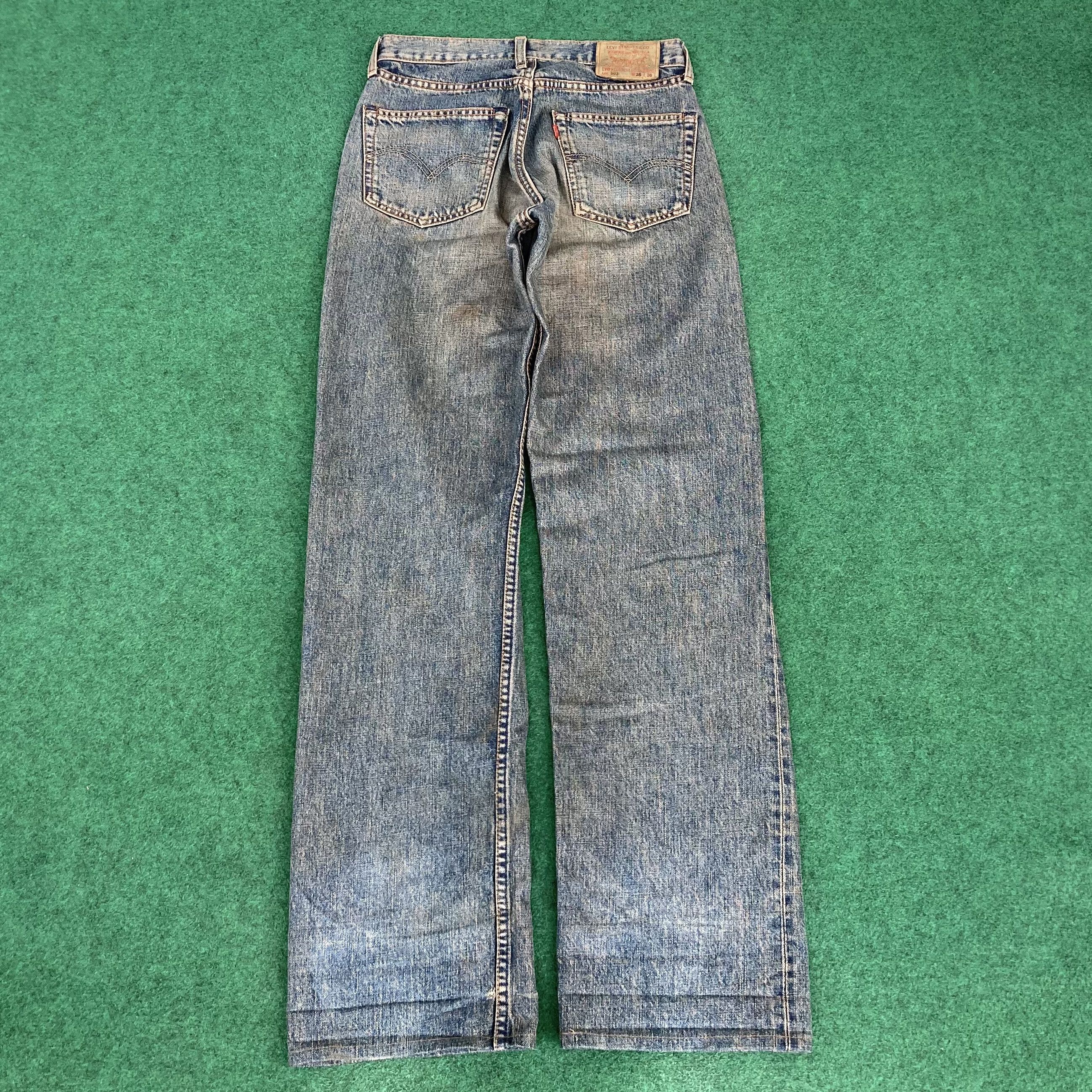 Levi's 28x34 Vintage Levis 503 Redline Selvedge Denim Blue Jeans Size US 28 / EU 44 - 19 Thumbnail