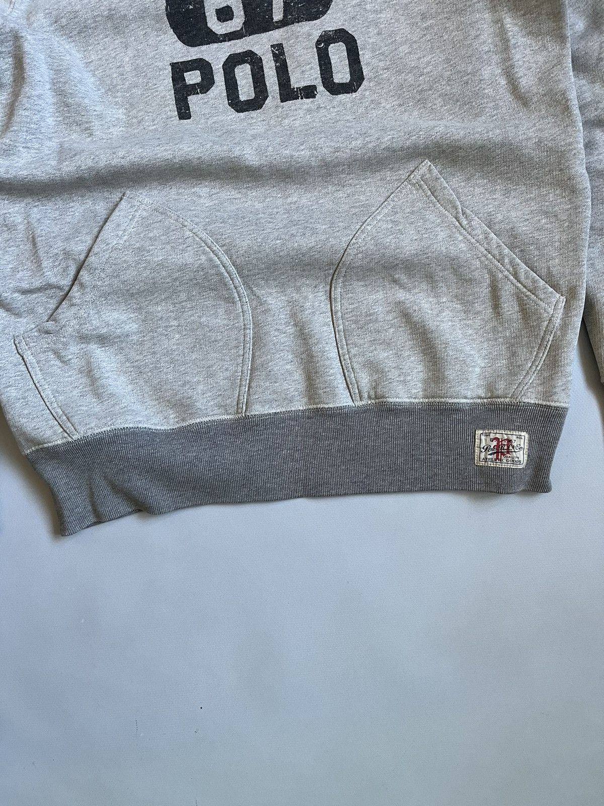 Polo Ralph Lauren Vintage Polo Ralph Lauren USA 67 Big Logo Grey Hoodie Size US M / EU 48-50 / 2 - 4 Thumbnail