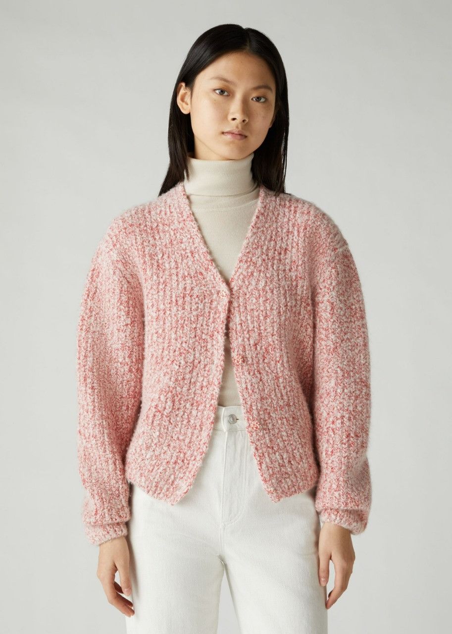 Loro Piana o1srvl11e0524 Cardigan in Pink Size L / US 10 / IT 46 - 2 Thumbnail