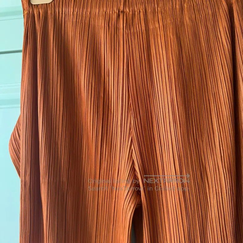 Issey Miyake Issey Miyake size:3 Orange Kelp-style Trousers Size 23" - 8 Thumbnail