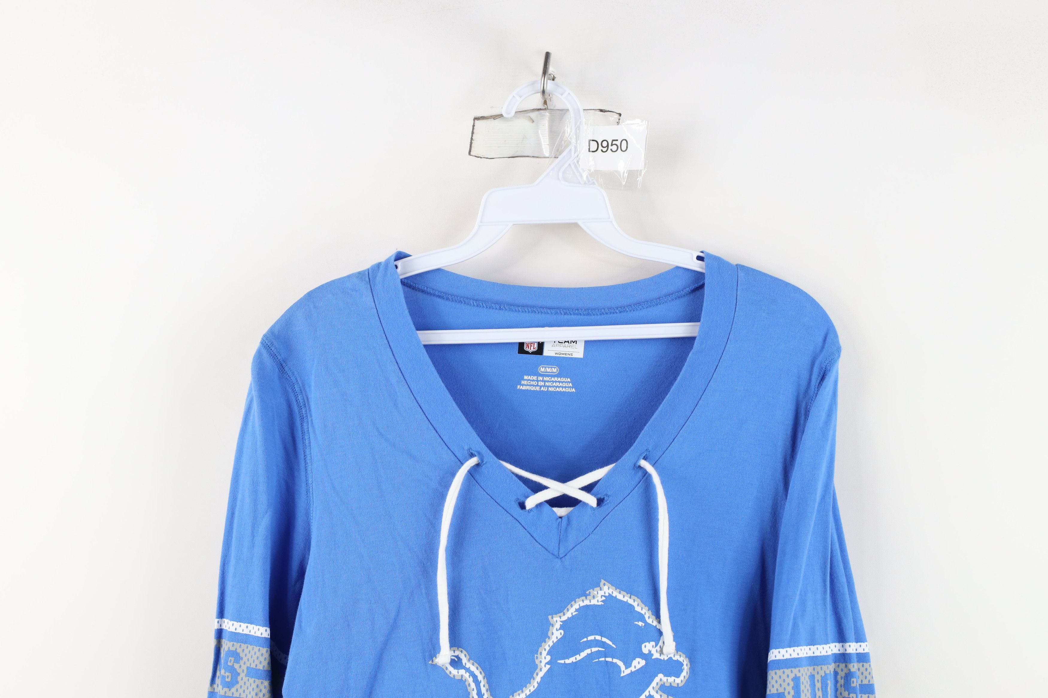 Vintage Vintage NFL Faded Detroit Lions Football Jersey T-Shirt Blue Size M / US 6-8 / IT 42-44 - 2 Thumbnail