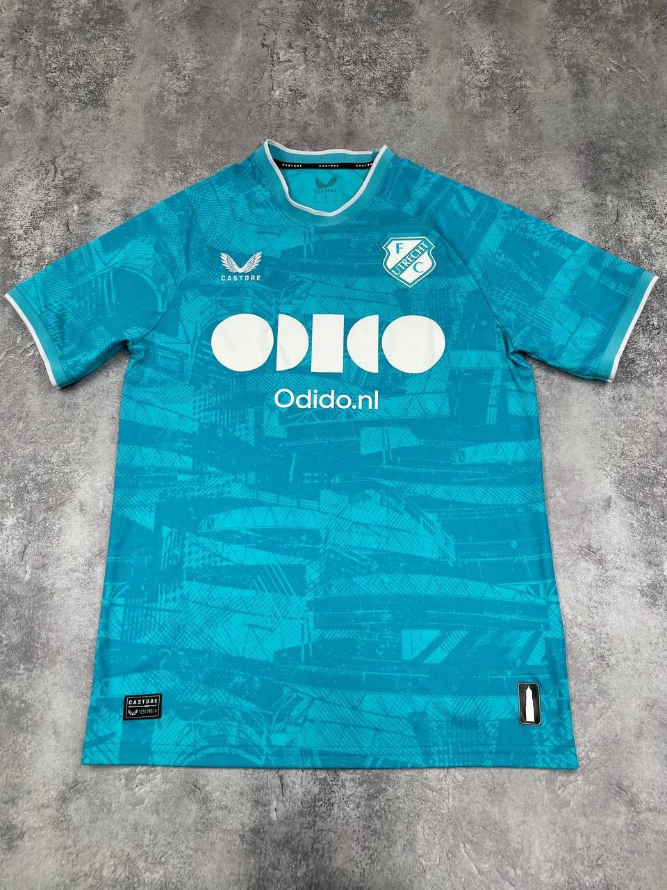 Castore Castore FC Utrecht Third Football Shirt 2023-24 Teal Blue Size US M / EU 48-50 / 2 - 1 Thumbnail