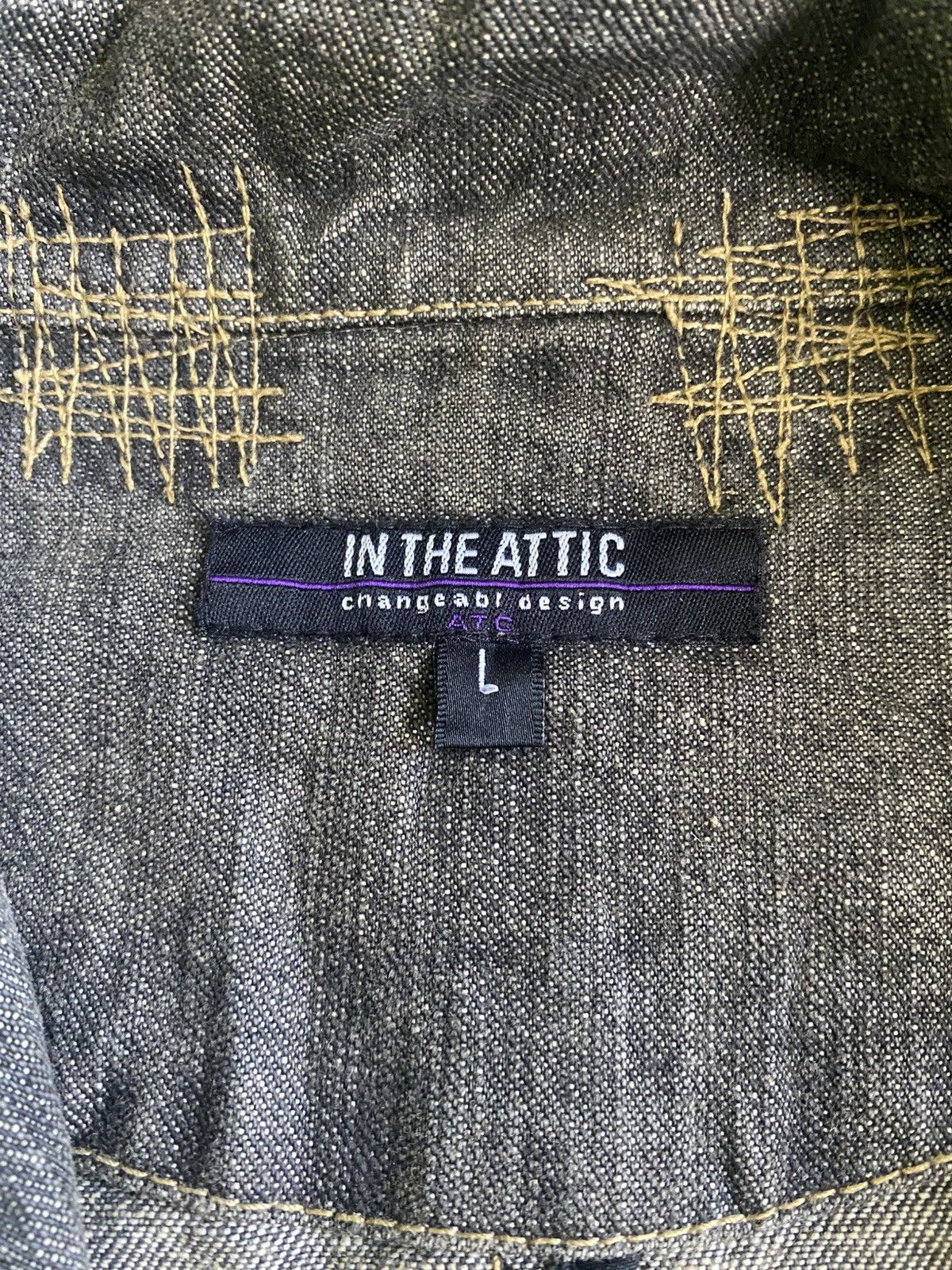In The Attic Vintage In the attic indigo patwork Tartan black Jacket Size L / US 10 / IT 46 - 11 Thumbnail