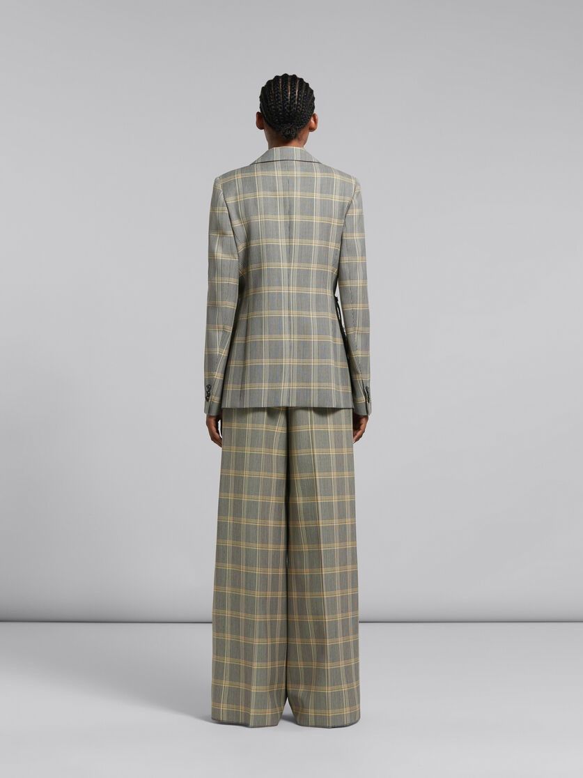 Marni o1y1025 Checked Blazer in Gray/Yellow Size M / US 6-8 / IT 42-44 - 5 Thumbnail