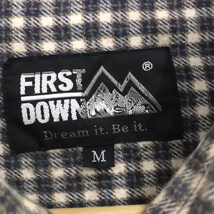 Vintage First Down Flannel Shirt Button Up Size US M / EU 48-50 / 2 - 6 Thumbnail