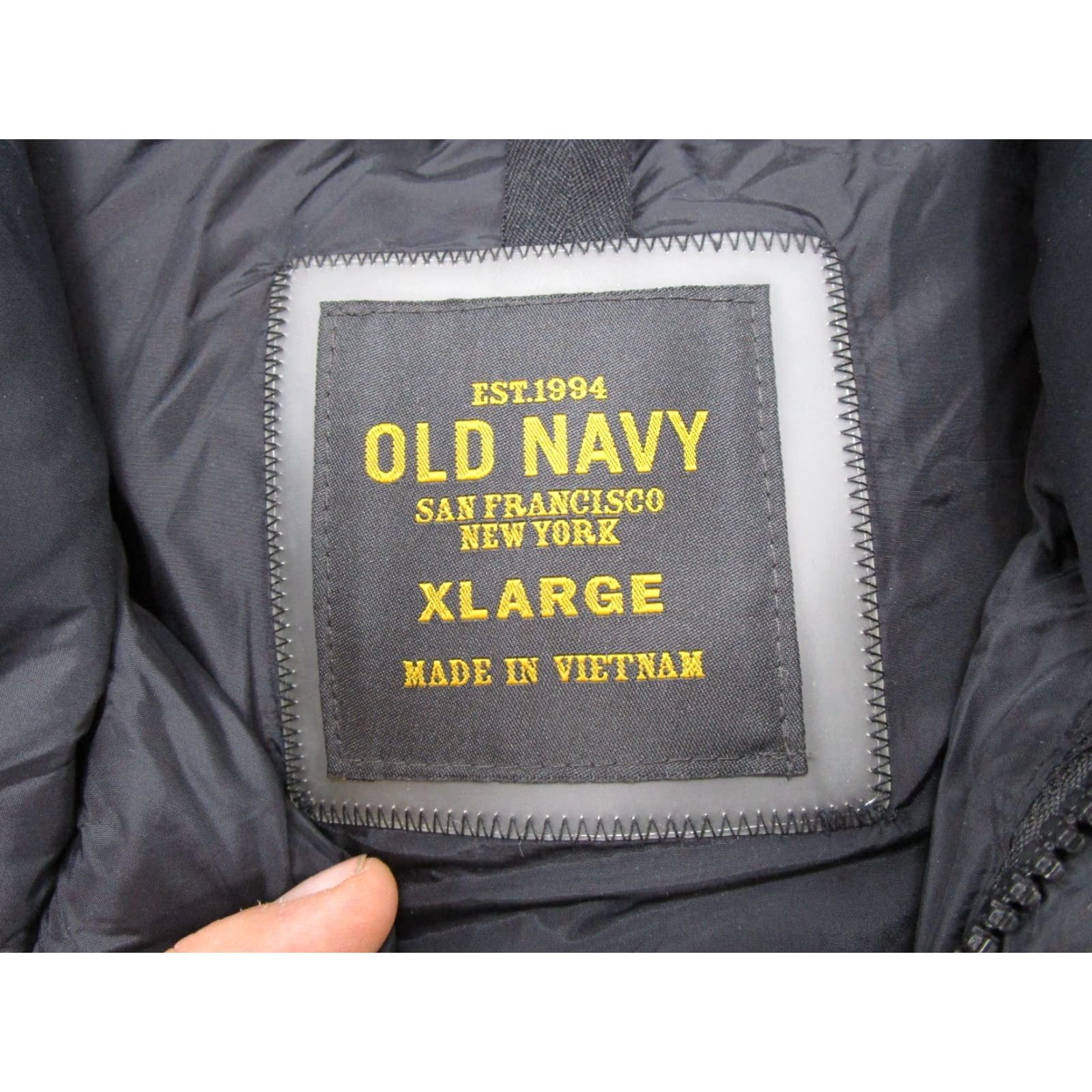 Old Navy Vintage Old Navy Vest Puffer Zip Snap Front Black XL Men’s Regular Size Pockets Warm Size US XL / EU 56 / 4 - 2 Thumbnail
