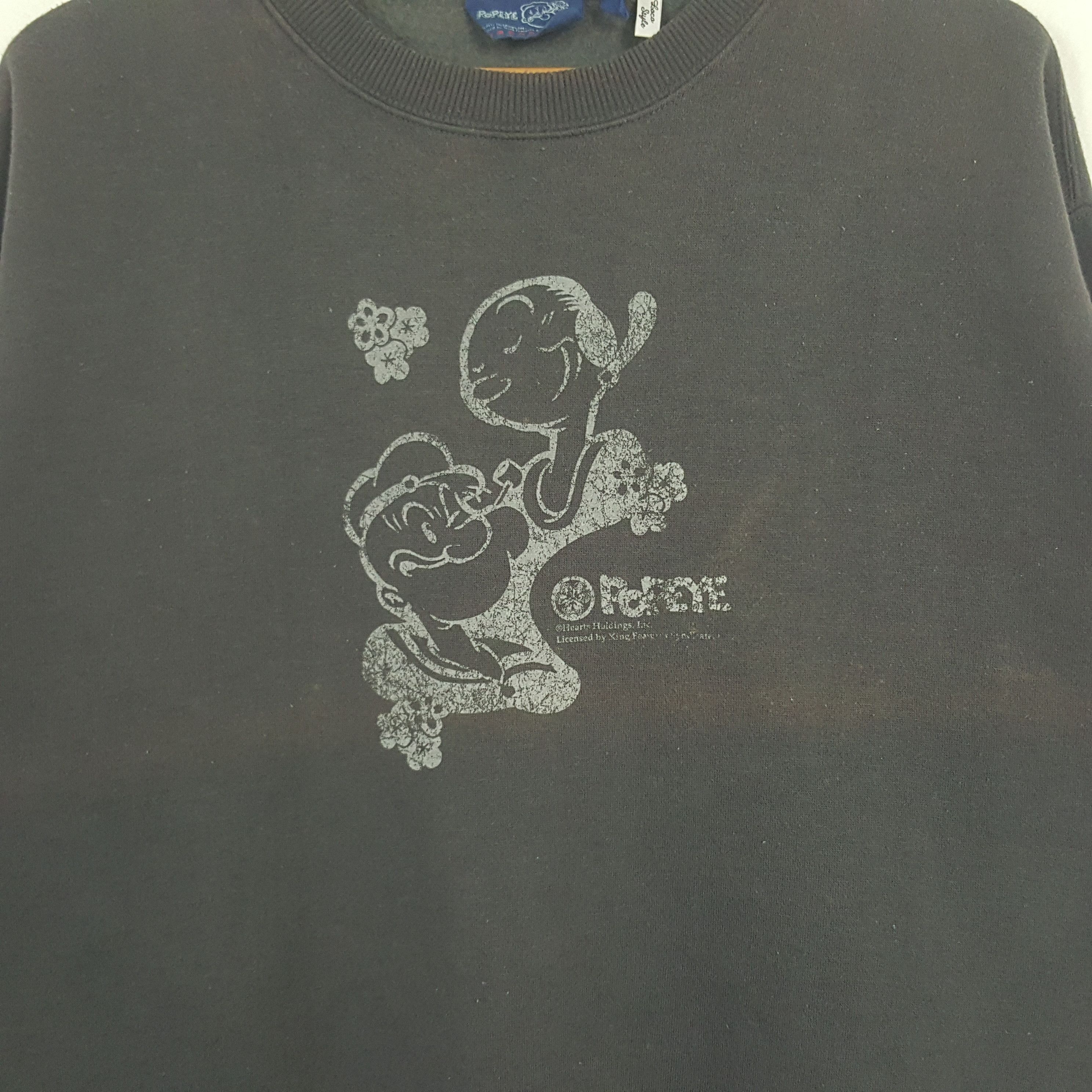 Cartoon Network × Vintage Vintage Popeye American Cartoon Character Sweatshirt Size US L / EU 52-54 / 3 - 2 Thumbnail