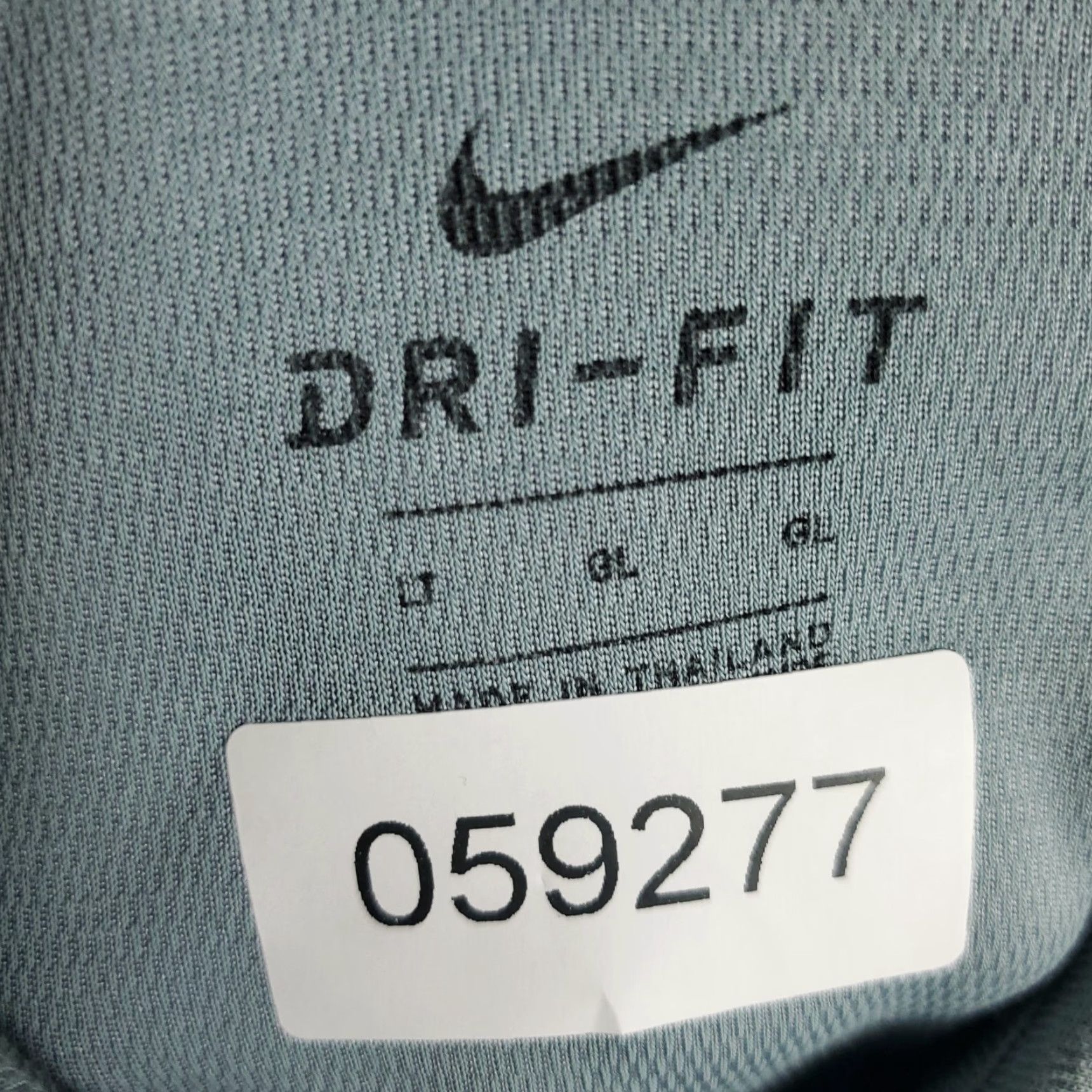 Nike Nike Polo Shirt Mens LT Gray/Blue Swoosh Golf Casual Short Sleeve Polo Size US L / EU 52-54 / 3 - 6 Thumbnail