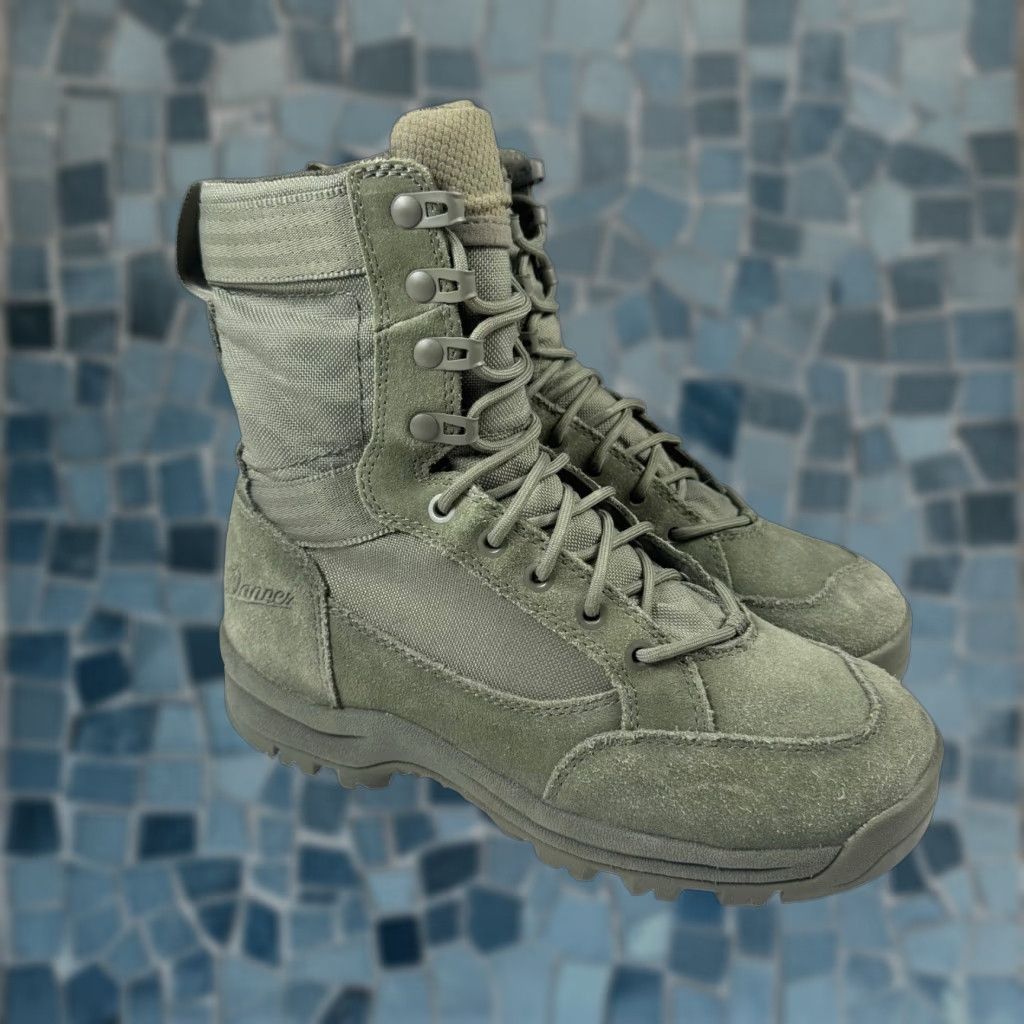 Danner Danner Tanicus Boots Mens 6D Sage Green 8" Combat Lace Up Tactical Size US 6 / EU 39 - 1 Thumbnail