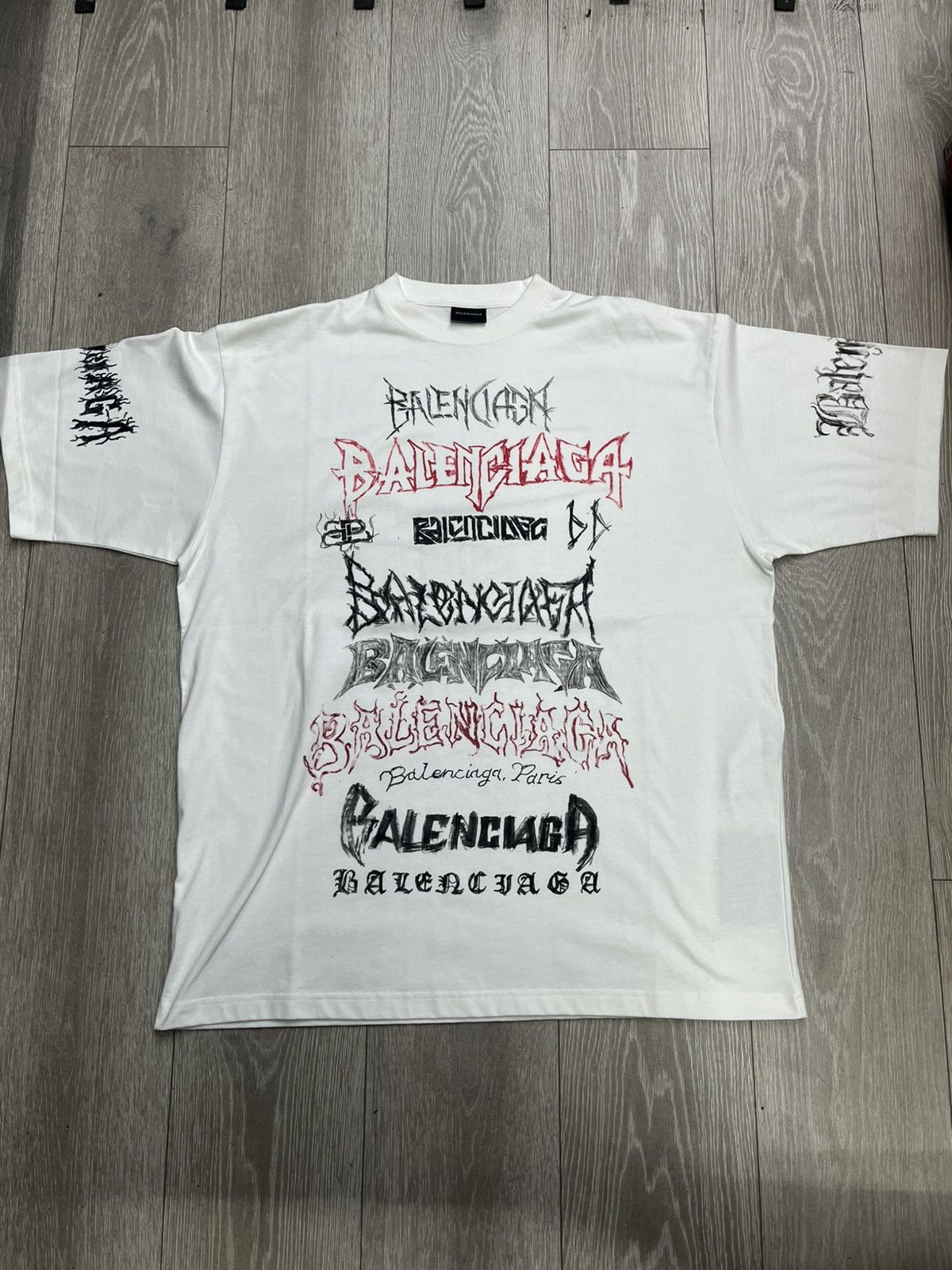 Balenciaga Balenciaga DIY Oversized Metal Tshirt Size US L / EU 52-54 / 3 - 1 Thumbnail