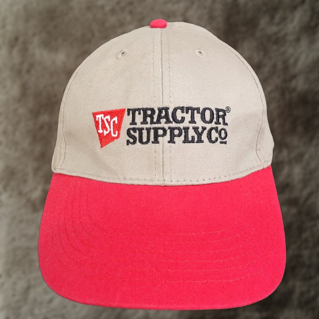 Vintage VINTAGE TRACTOR SUPPLY CO Adjustable Baseball Hat Cap Unisex Adults TAN Solid Casual Everyday Cap Size Adjustable Tan Hat Mens Womens Boys Girls Size ONE SIZE - 1 Thumbnail