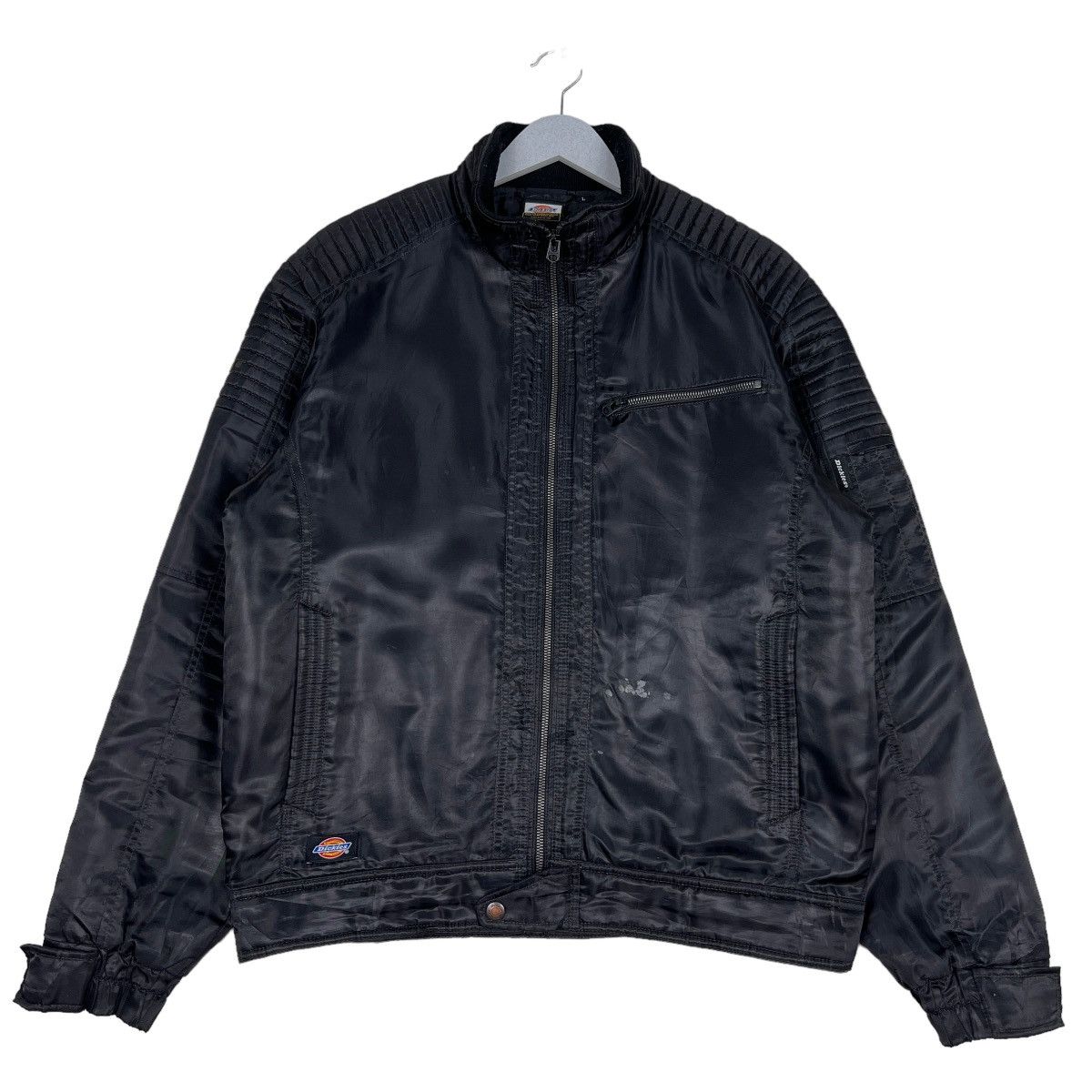 Dickies 🔥 DIEKIES BLACK MOTO JACKET Size US L / EU 52-54 / 3 - 1 Thumbnail