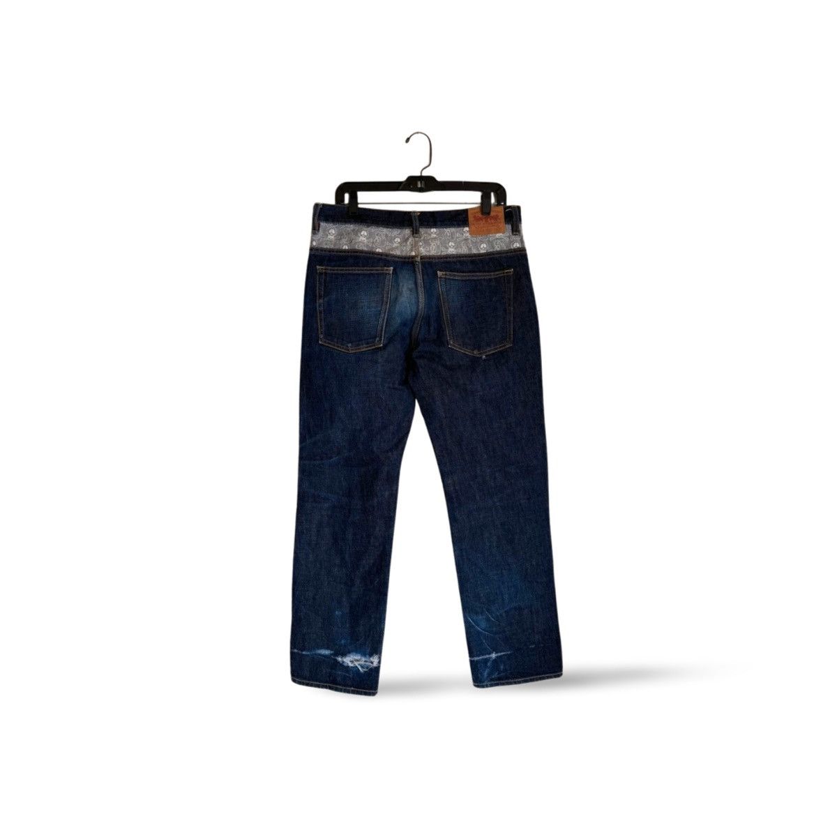 Stussy Vintage Stussy Japan Rough n Rugged Skull Print Denim Pants Size US 32 / EU 48 - 2 Thumbnail