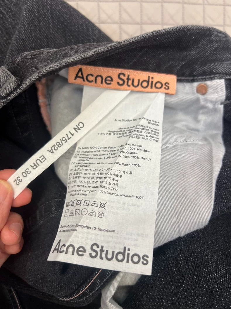 Acne Studios acne studios black jeans 2502-Nextarrow Size US 32 / EU 48 - 4 Thumbnail