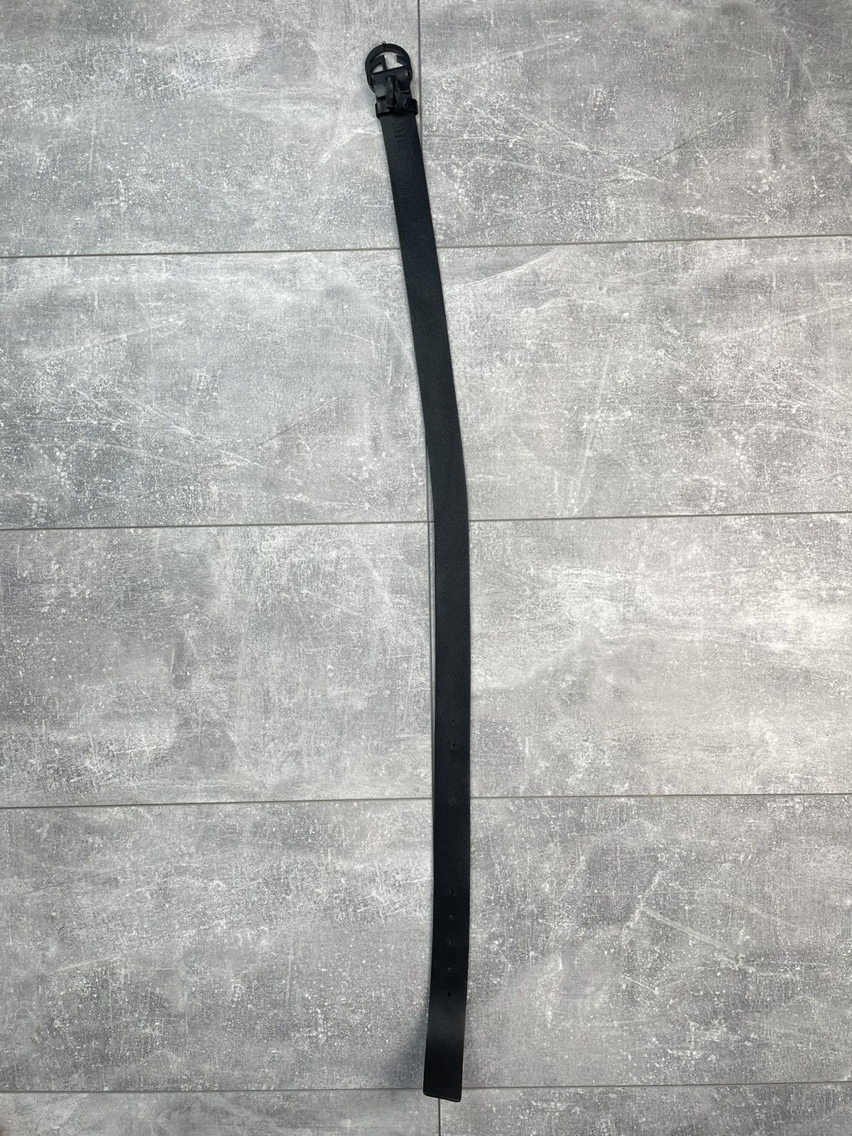 Gucci Gucci GG Leather Belt Black Size ONE SIZE - 7 Thumbnail