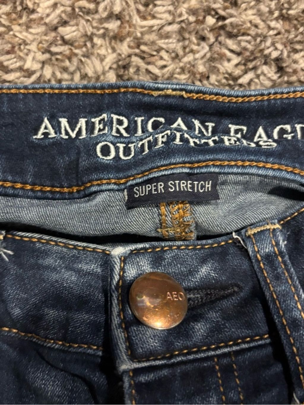 American Eagle Outfitters Women's American Eagle Super Low Jegging Jeans Size 26" / US 2 / IT 38 - 8 Thumbnail