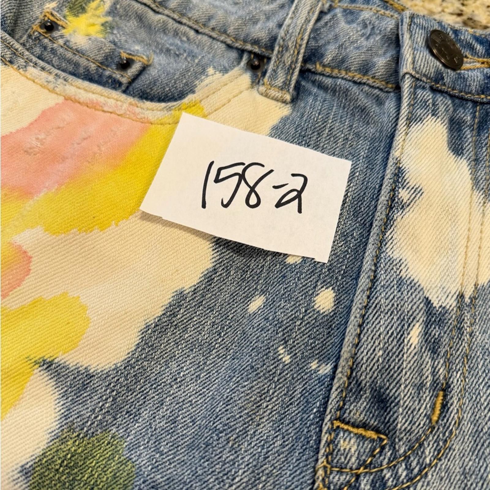 Bdg BDG pastel bleach & dyed distressed cutoff denim shorts 24” Size 24" / US 00 / IT 34 - 12 Thumbnail