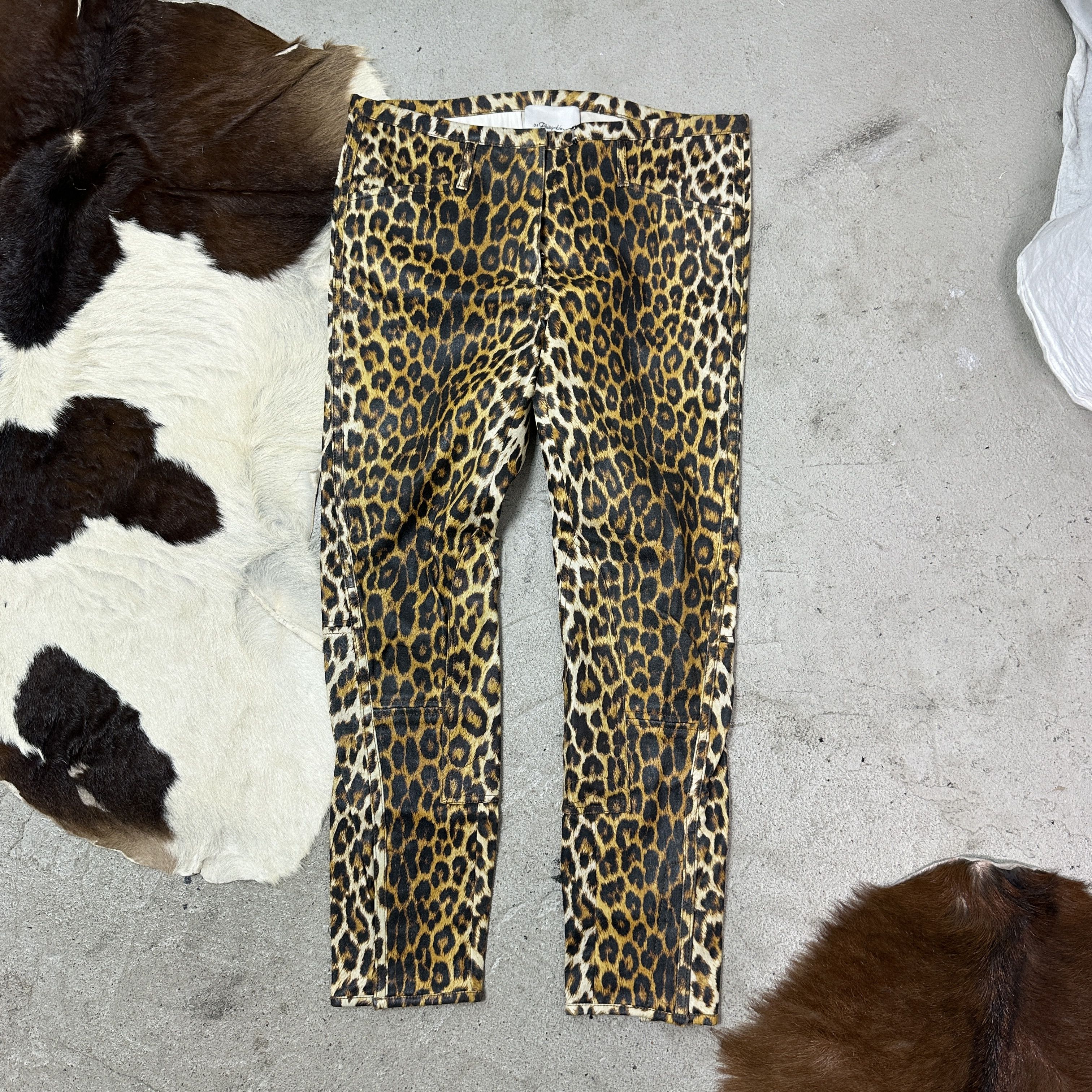3.1 Phillip Lim Vintage Avant Garde Leather 3.1 Philipp Lim Pants Y2K Size 25" / US 0 / IT 36 - 4 Thumbnail