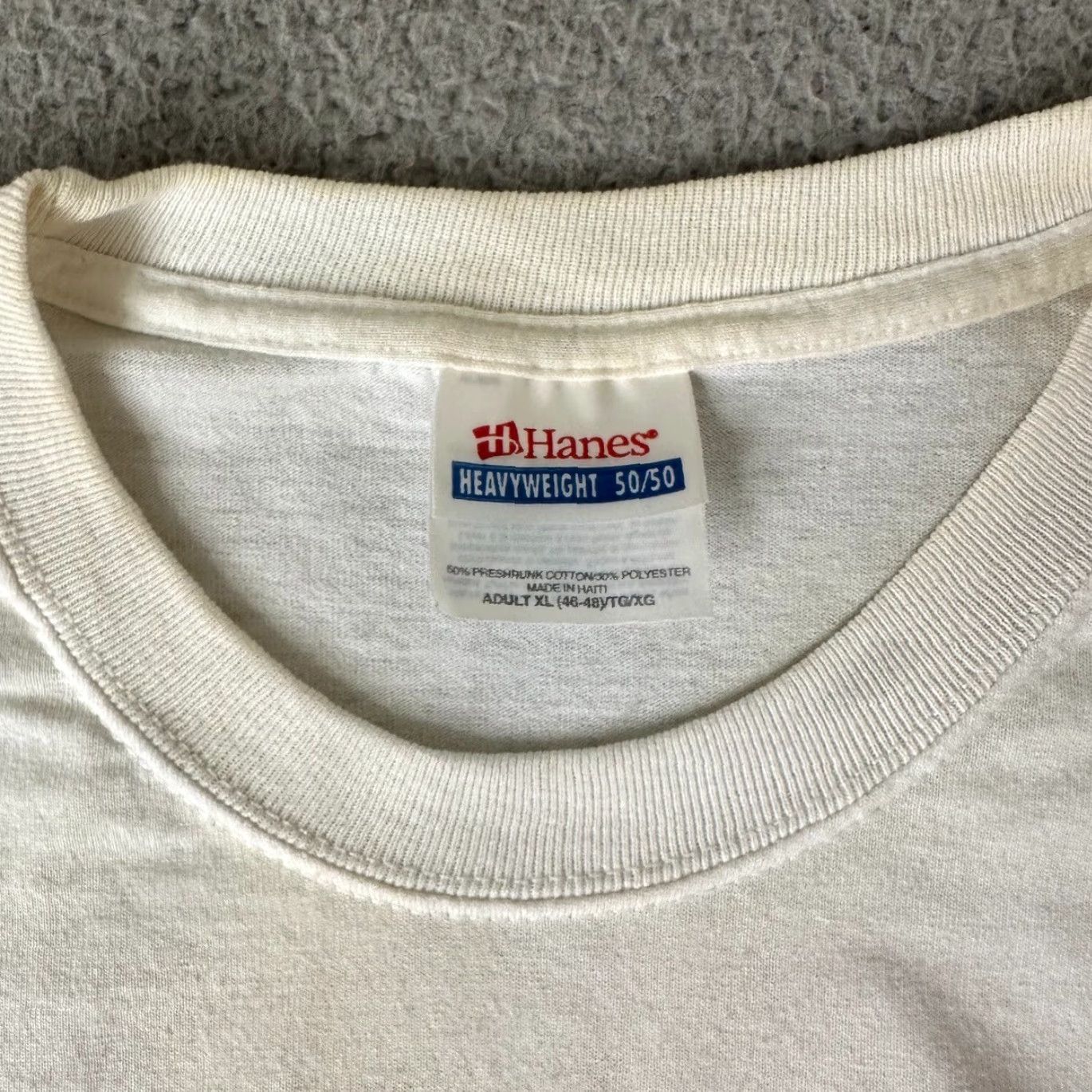 Vintage VINTAGE Baseball Shirt Mens XL White T-Shirt Short Sleeve Crew Neck Sports 80s 90s School USSSA Iowa Men T-Shirt Size US M / EU 48-50 / 2 - 4 Thumbnail