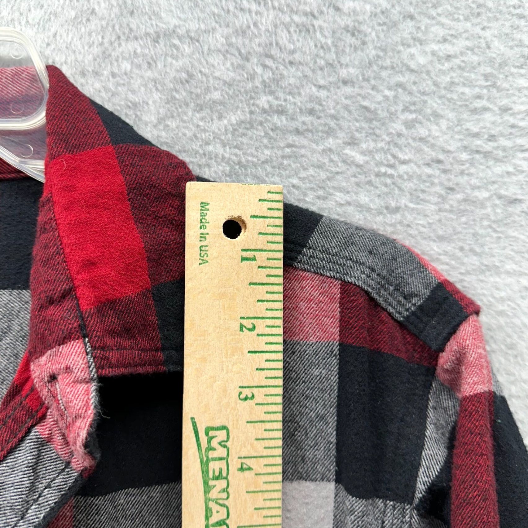 Vintage VINTAGE RedHead Shirt Outdoors Plaid Flannel Cotton Mens Medium Black Gray Buffalo Size US M / EU 48-50 / 2 - 7 Thumbnail