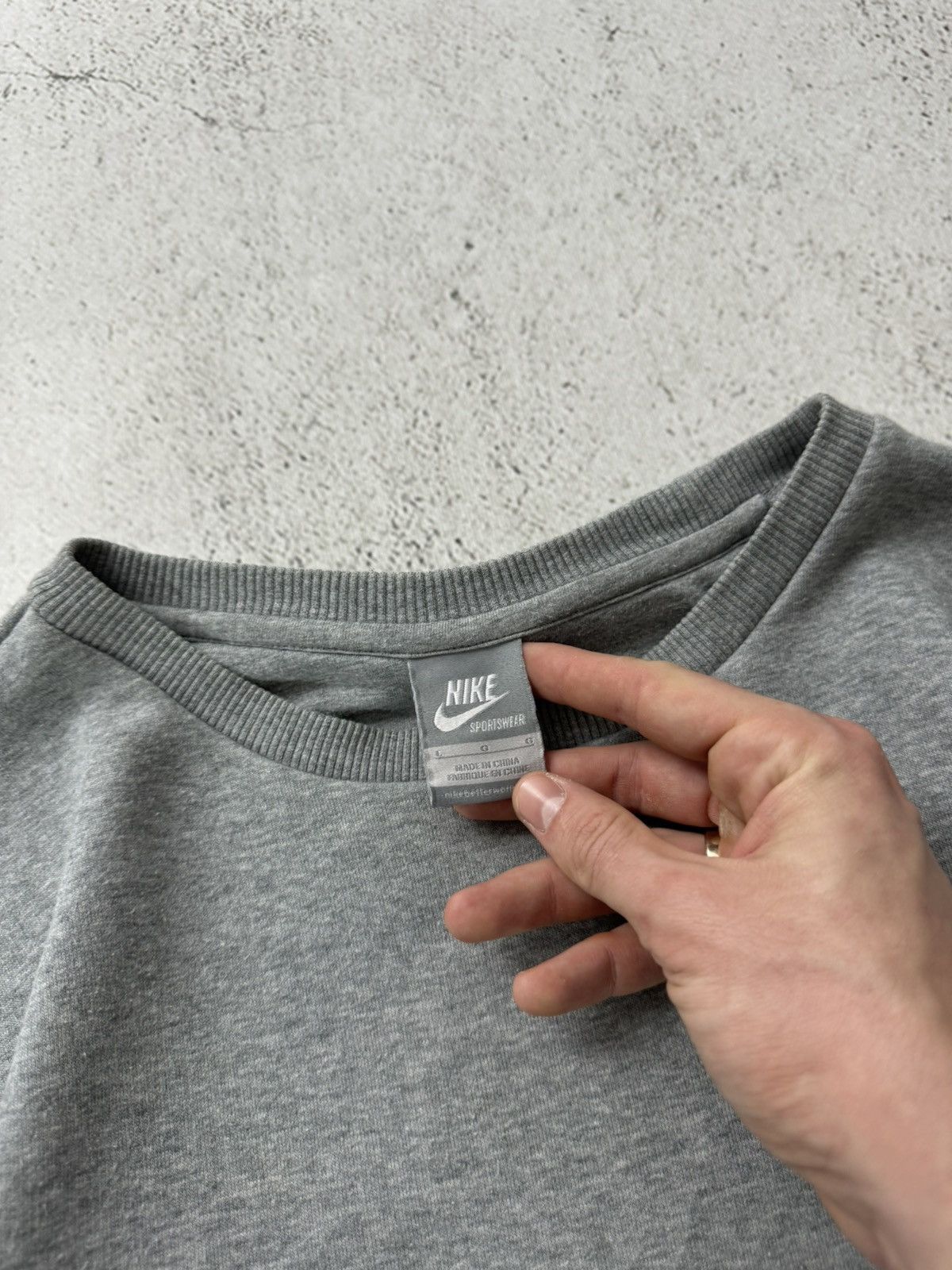 Nike × Vintage Nike Basic Logo Vintage Sweatshirt Size US L / EU 52-54 / 3 - 6 Thumbnail