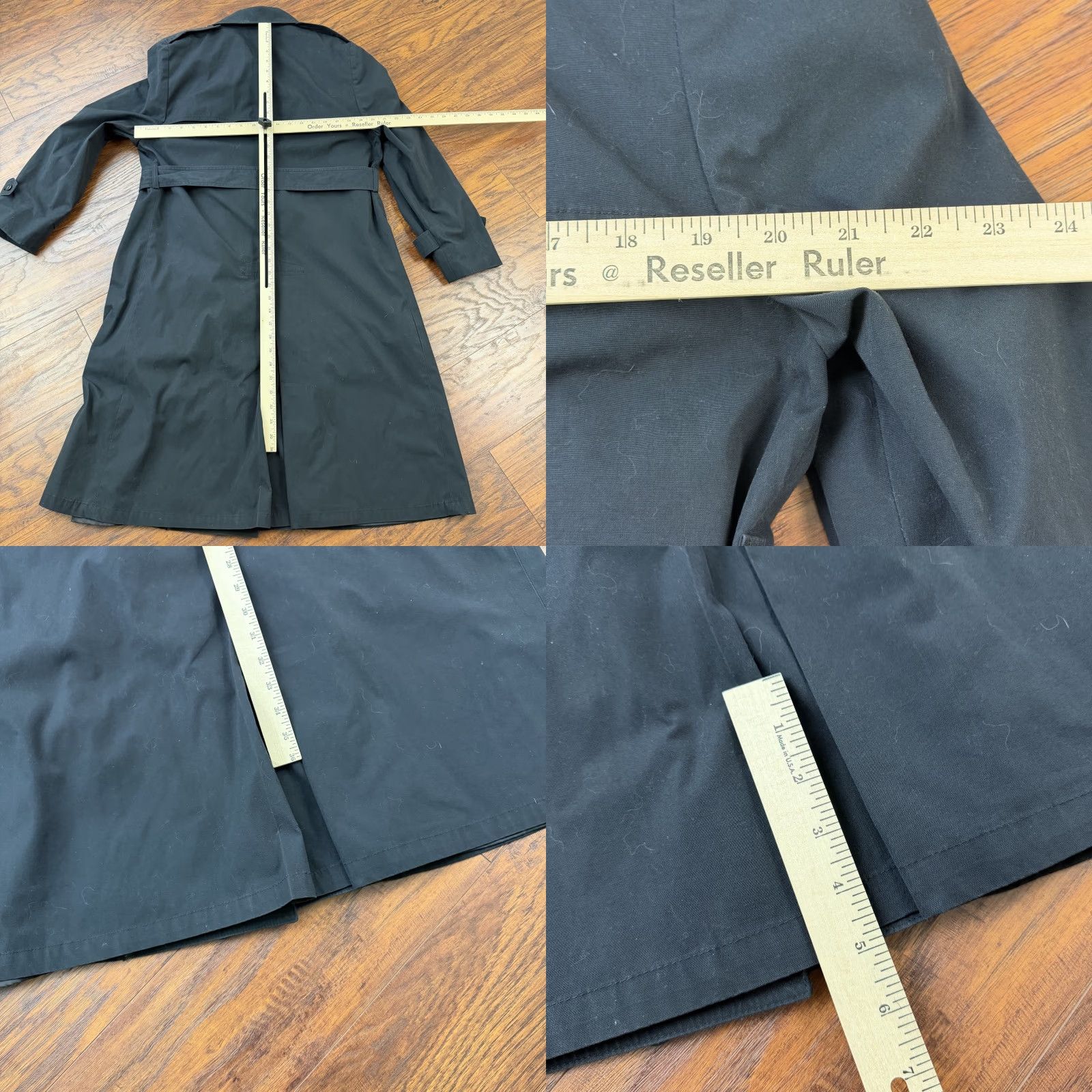 Vintage VINTAGE US Army Coat Womens 18 S Black Lined All Weather Removable Liner 90s USA Size XL / US 12-14 / IT 48-50 - 8 Thumbnail