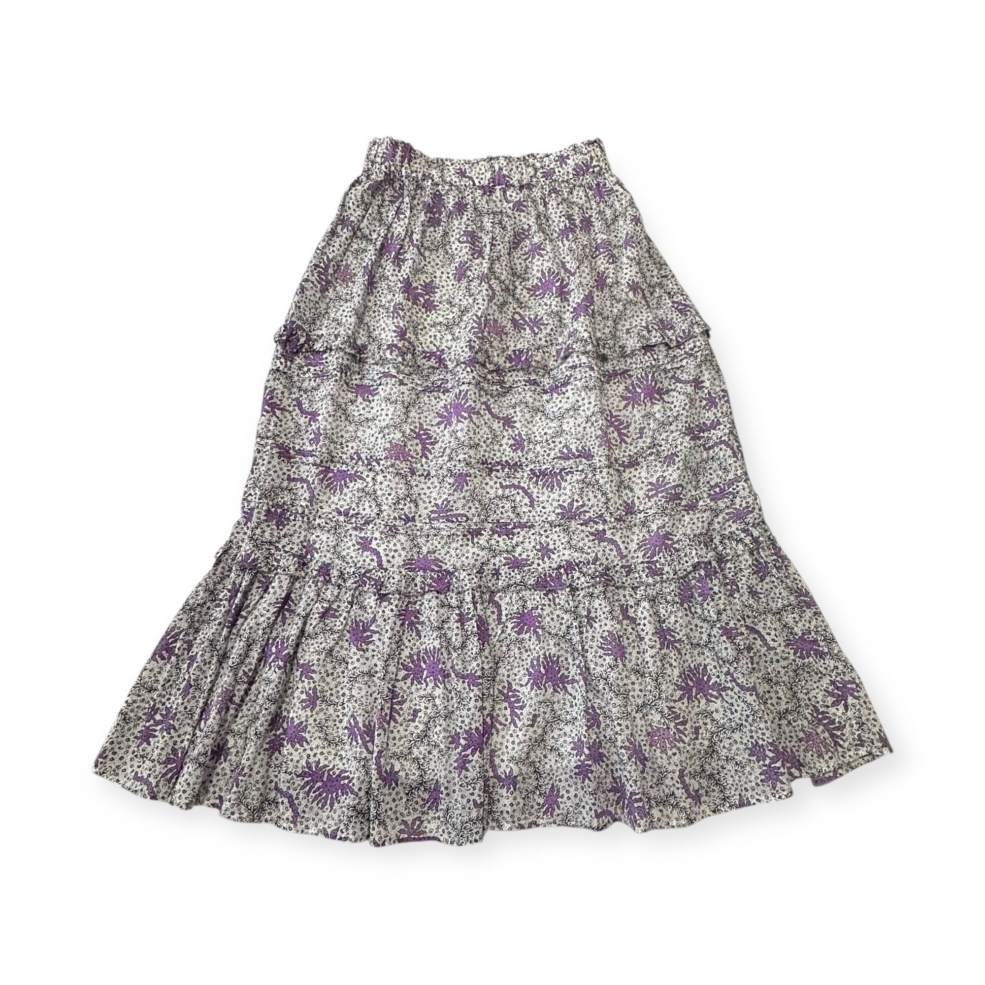 Isabel Marant Etoile Isabel Marant Étoile Diya Skirt Ecru Lilac FR34 XS NWT $455 Size 25" / US 0 / IT 36 - 7 Thumbnail