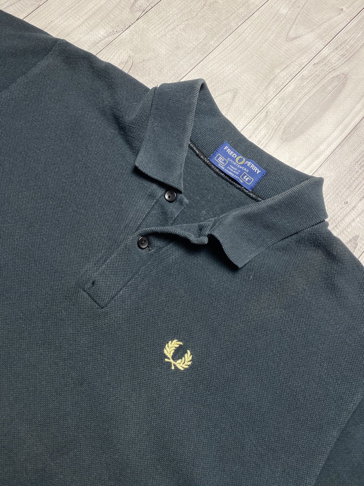 Fred Perry Vintage Fred Perry polo 80s navy distressed Size US XL / EU 56 / 4 - 2 Thumbnail
