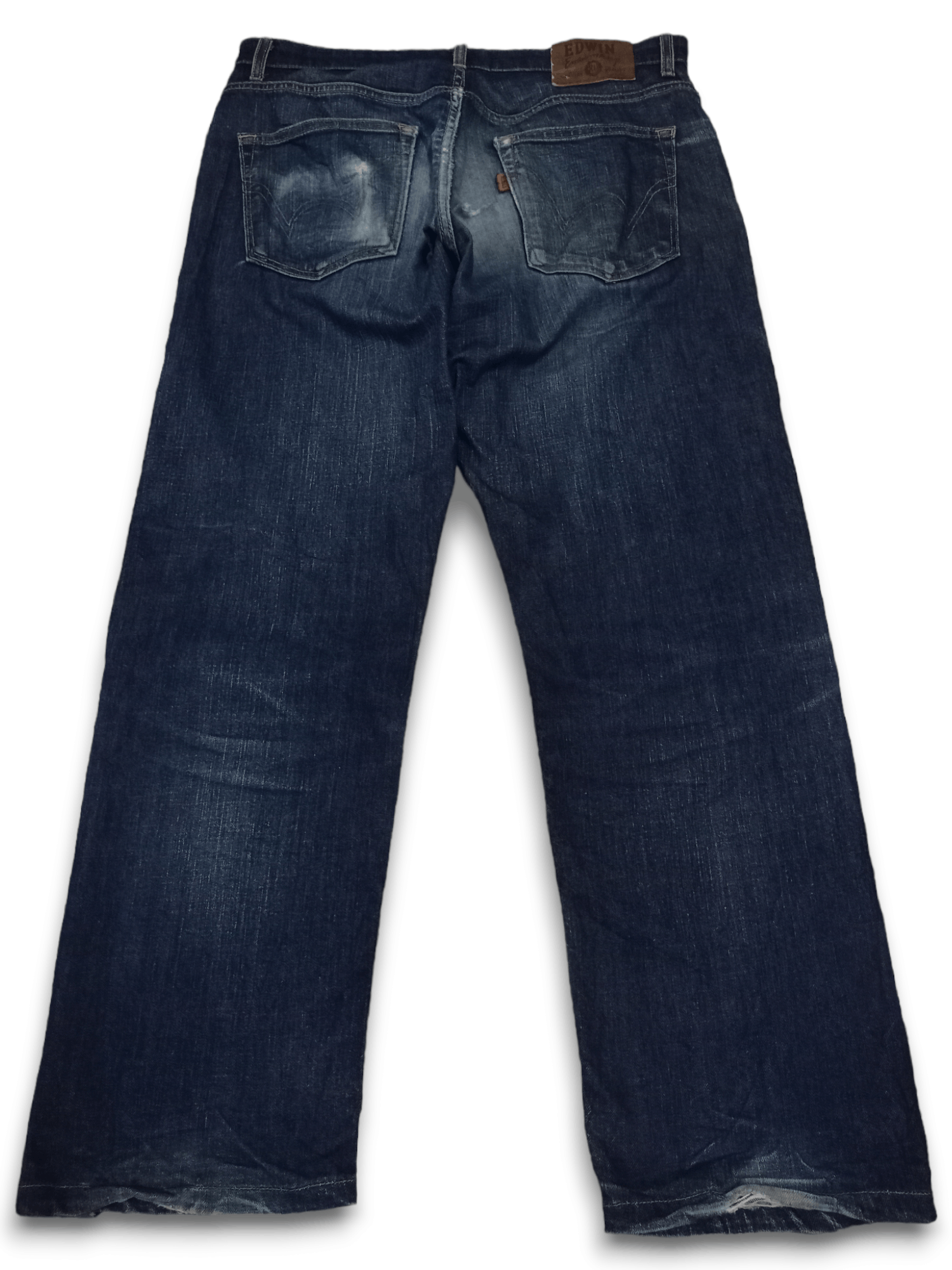 Edwin × Japanese Brand Exclusive Vintage Edwin XV Mud Wash Distressed Baggy Jeans Size US 35 - 2 Thumbnail