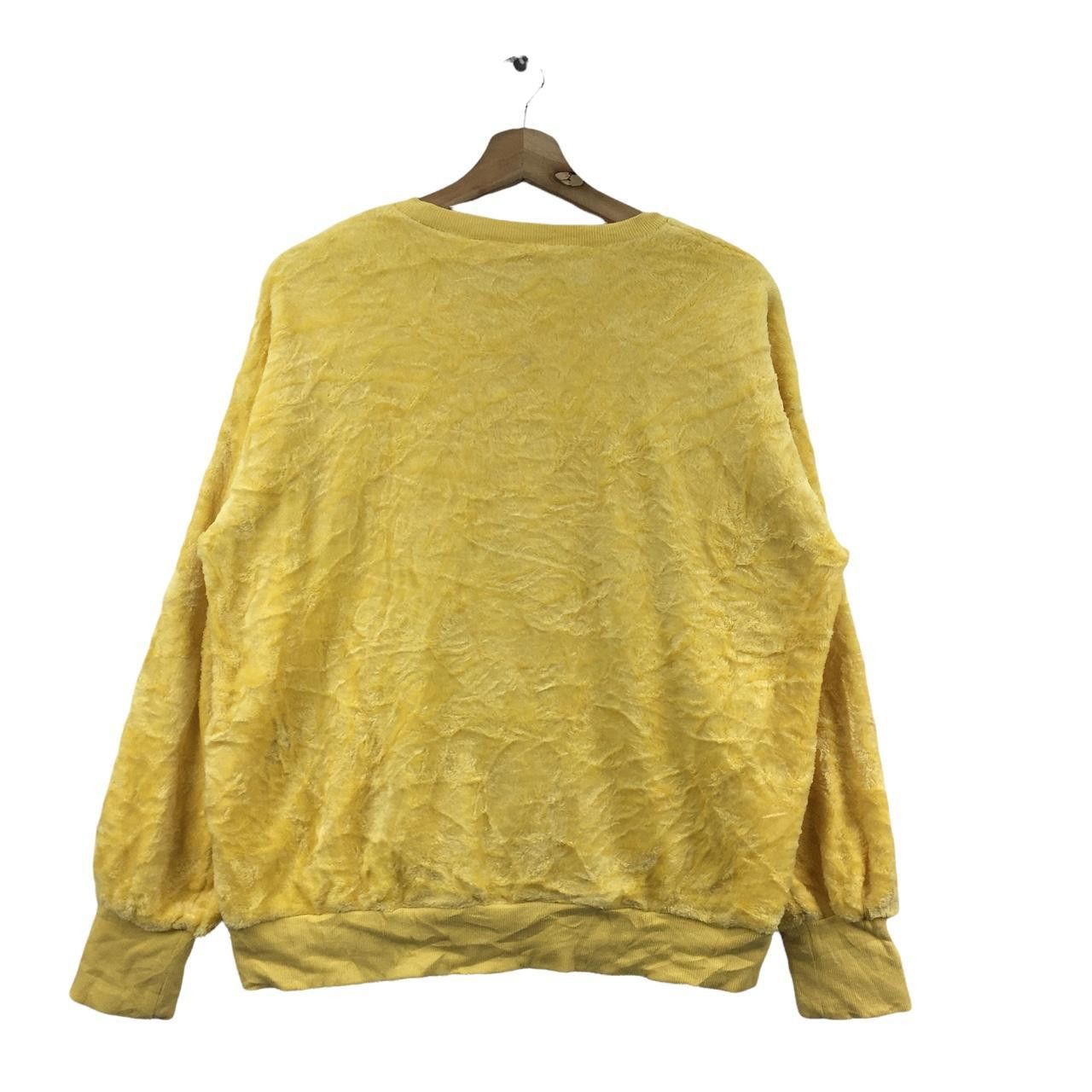 Disney Vtg DISNEY WINNIE The POOH Smiley Face Fleece Sweatshirt Size M / US 6-8 / IT 42-44 - 4 Thumbnail