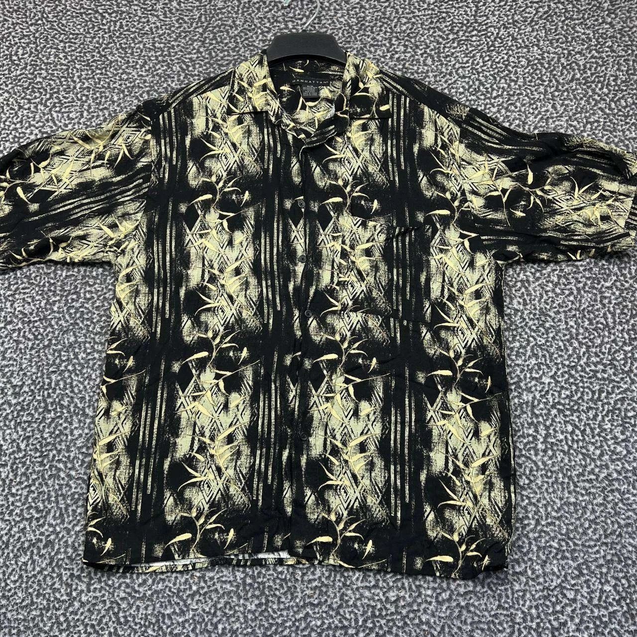 Other Manhattan Shirt Men Hawaiian Button Up Collared M Size US M / EU 48-50 / 2 - 1 Thumbnail