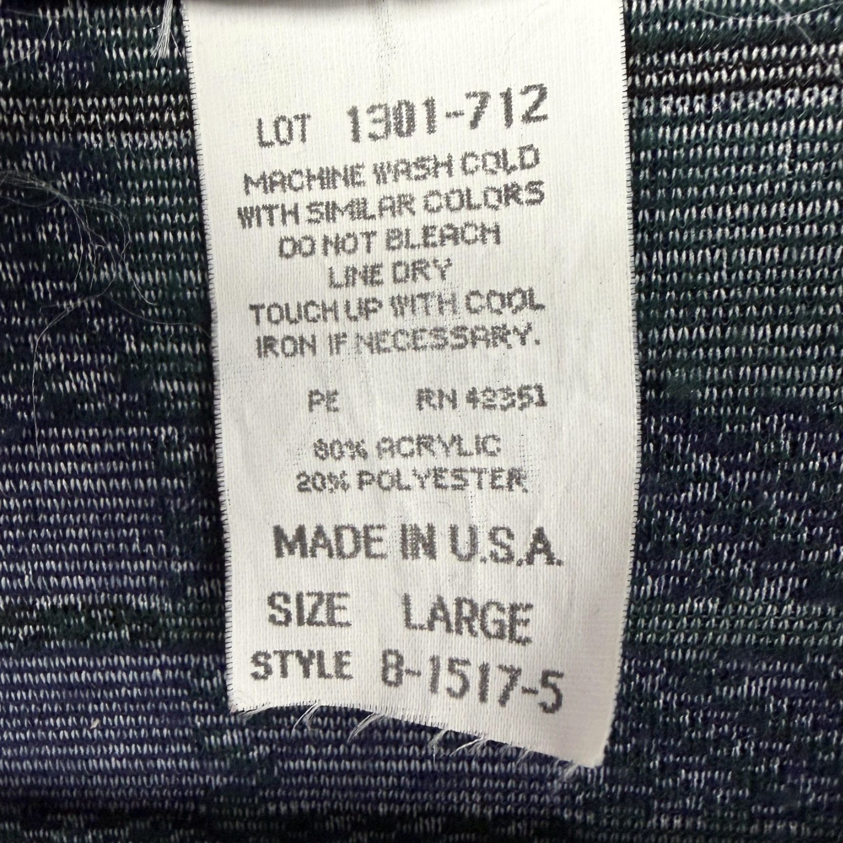 Vintage Vintage Forenza Fleece Sweater Plaid Green Blue 1/4 Zip Ladies Large 3/4 Sleeve Mock Neck Knit Casual Cabincore Size L / US 10 / IT 46 - 6 Thumbnail