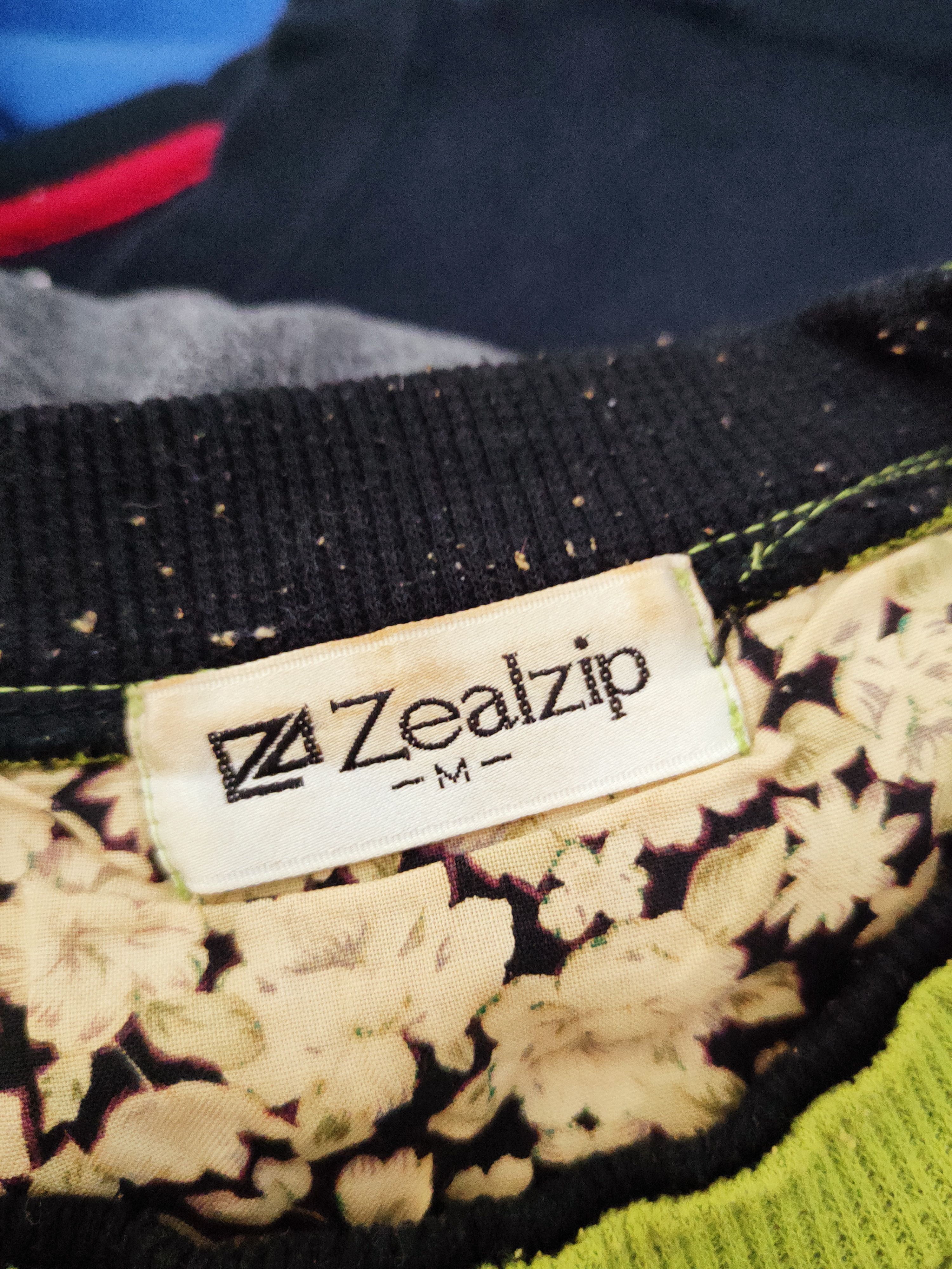 Japanese Brand × Vintage Vintage 💥 Zealzip Light Green Sweatshirts Size US M / EU 48-50 / 2 - 12 Thumbnail