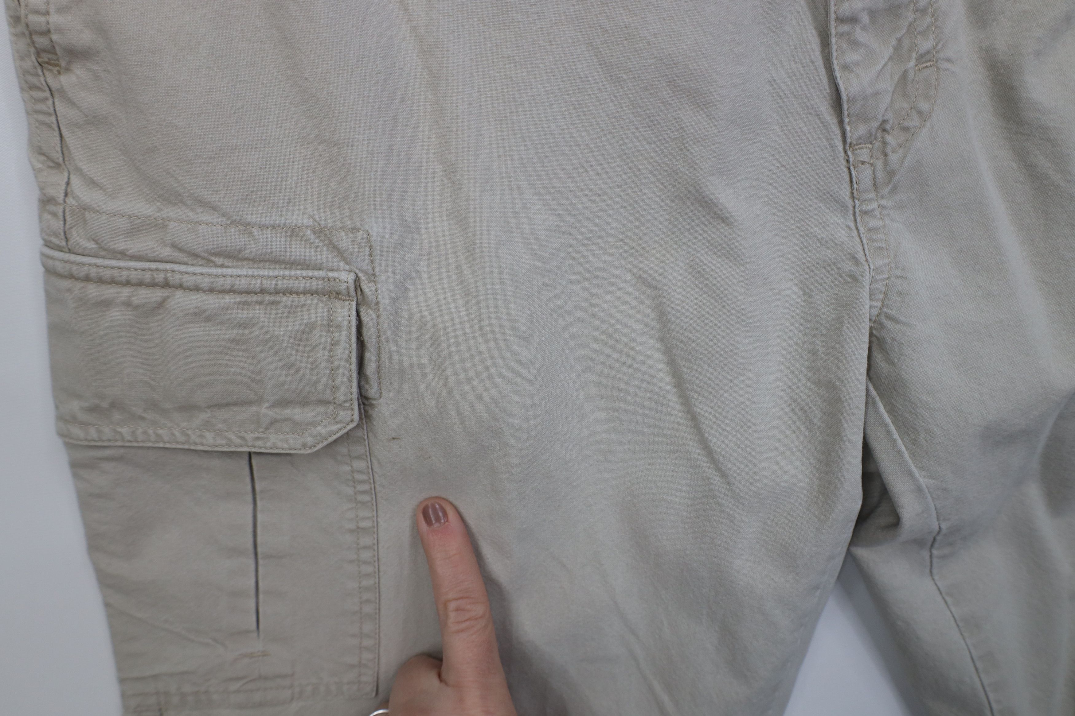 L.L. Bean Vintage 90s LL Bean Tropic Weight Wide Leg Cargo Pants Size US 33 - 6 Thumbnail