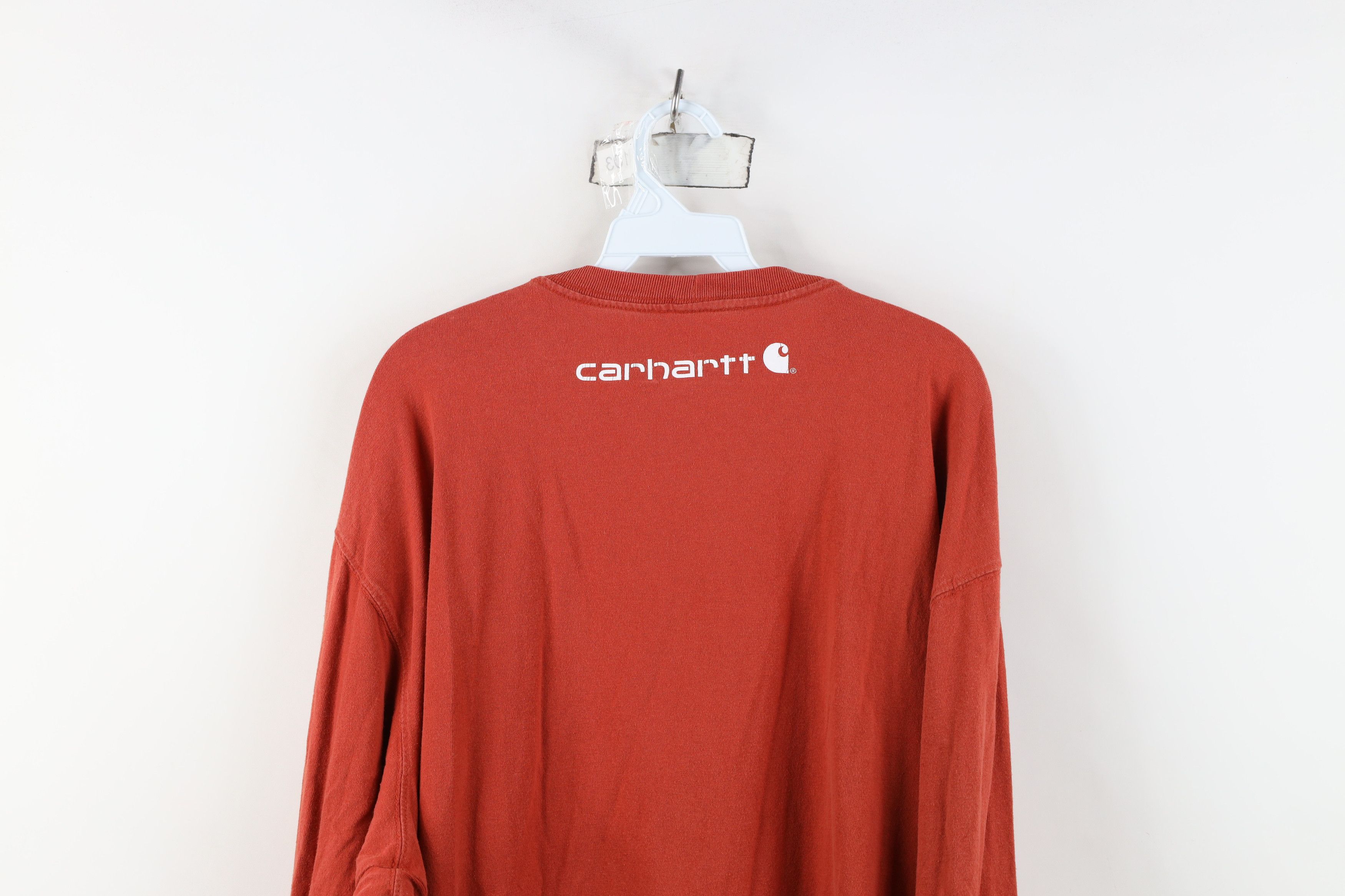 Carhartt Vintage Y2K Carhartt Spell Baggy Fit Long Sleeve T-Shirt Size US XXL / EU 58 / 5 - 15 Thumbnail