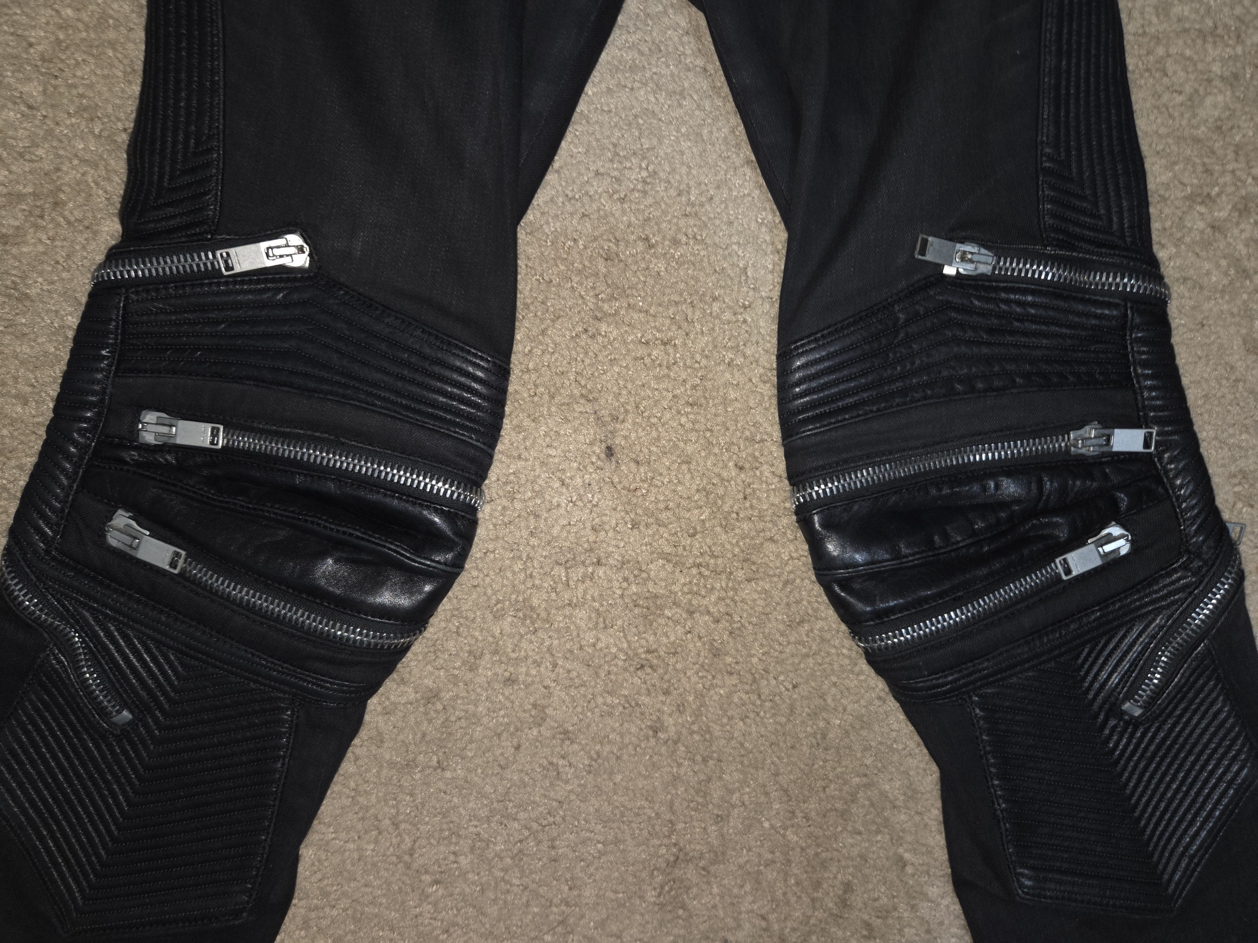 Saint Laurent Paris Saint Laurent D04 Moto Denim Size US 29 - 10 Thumbnail