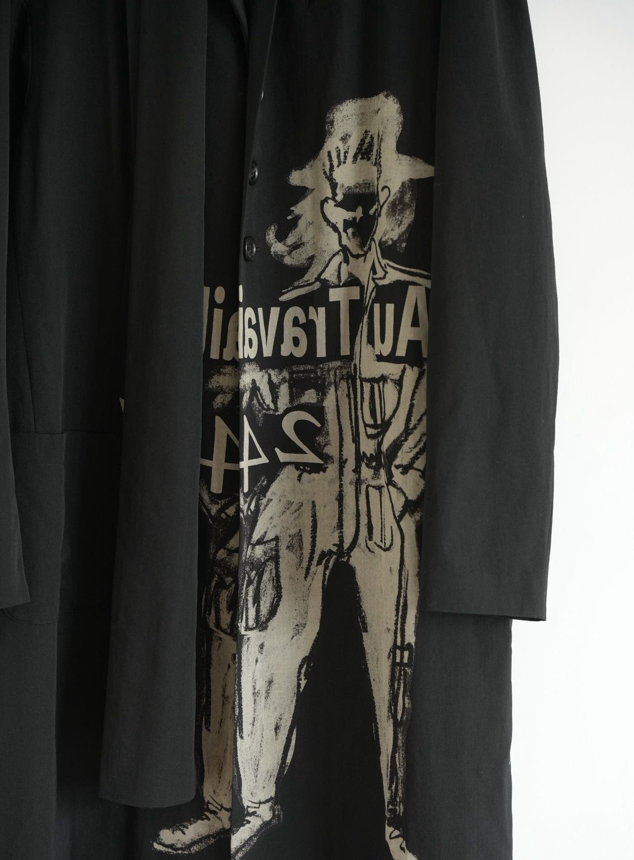 Yohji Yamamoto Yohji Yamamoto 17AW Worker’s Discharge Dye Coat Size US L / EU 52-54 / 3 - 4 Thumbnail
