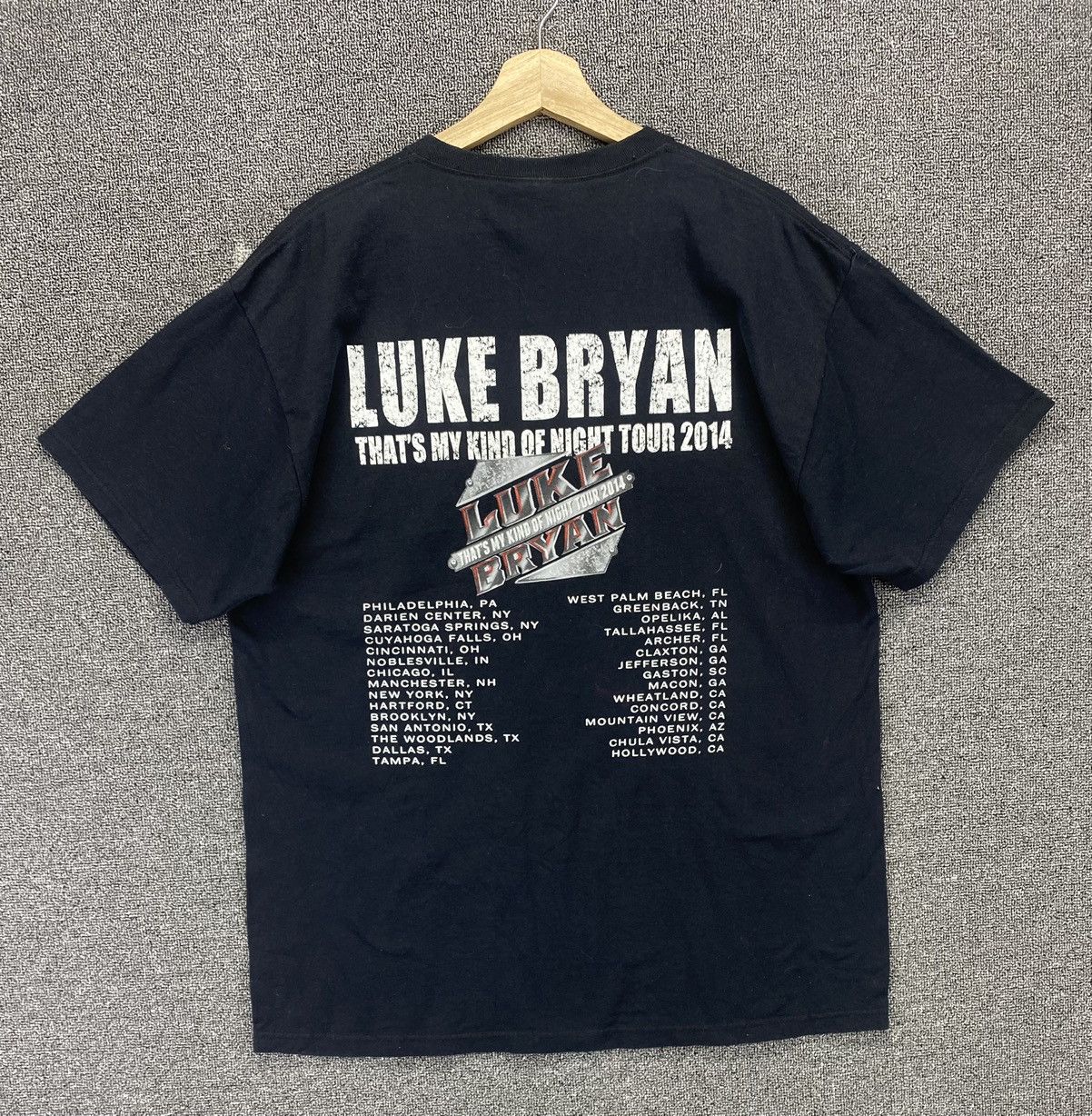 Band Tees Luke Bryan Night Tour Punk Rock Band Tees T Shirts Size US XL / EU 56 / 4 - 9 Thumbnail