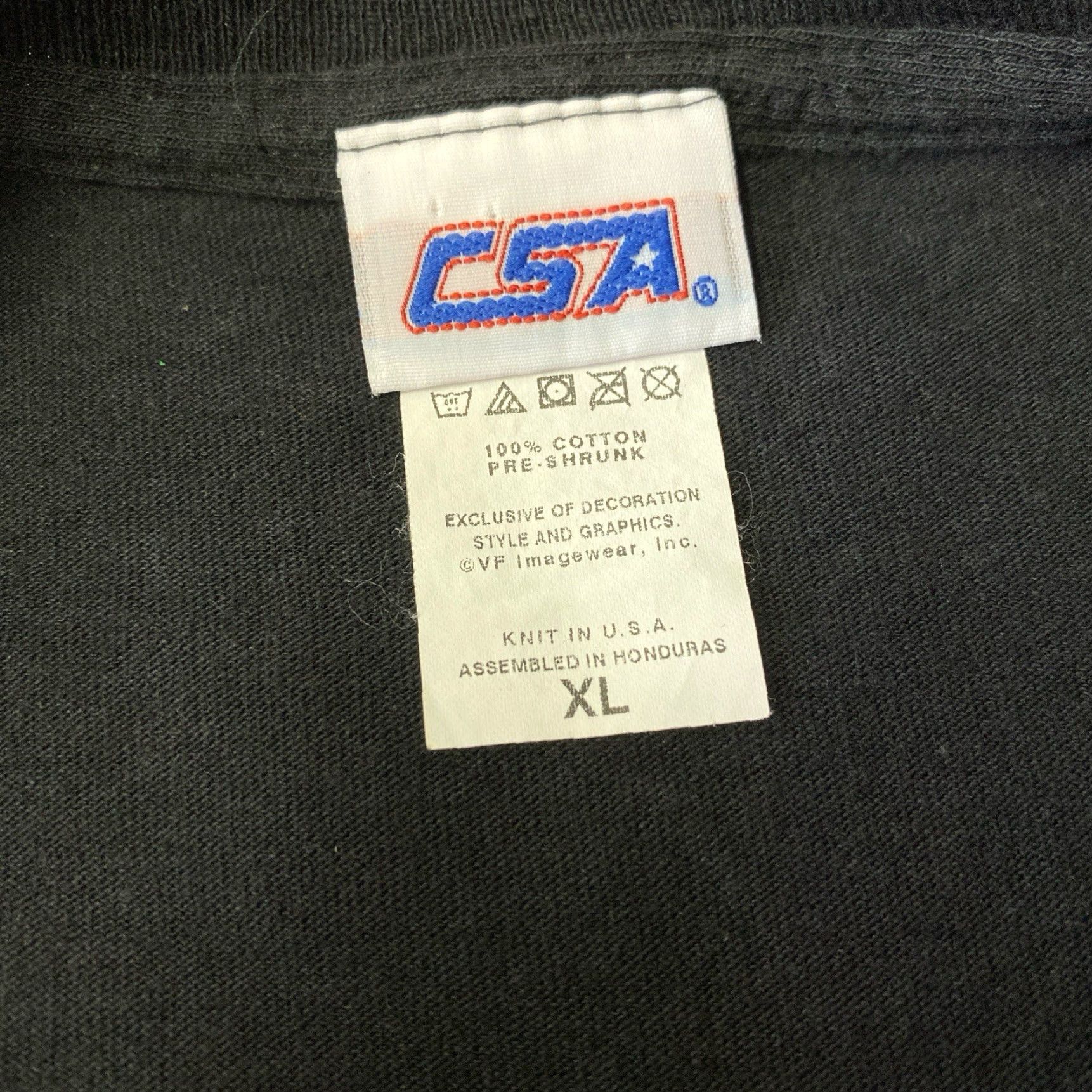 Vintage VINTAGE CSA Arizona Diamondbacks Baseball Club T Shirt XL Men Black Crew Neck Short Sleeve Retro Sports MLB Size US XL / EU 56 / 4 - 3 Thumbnail