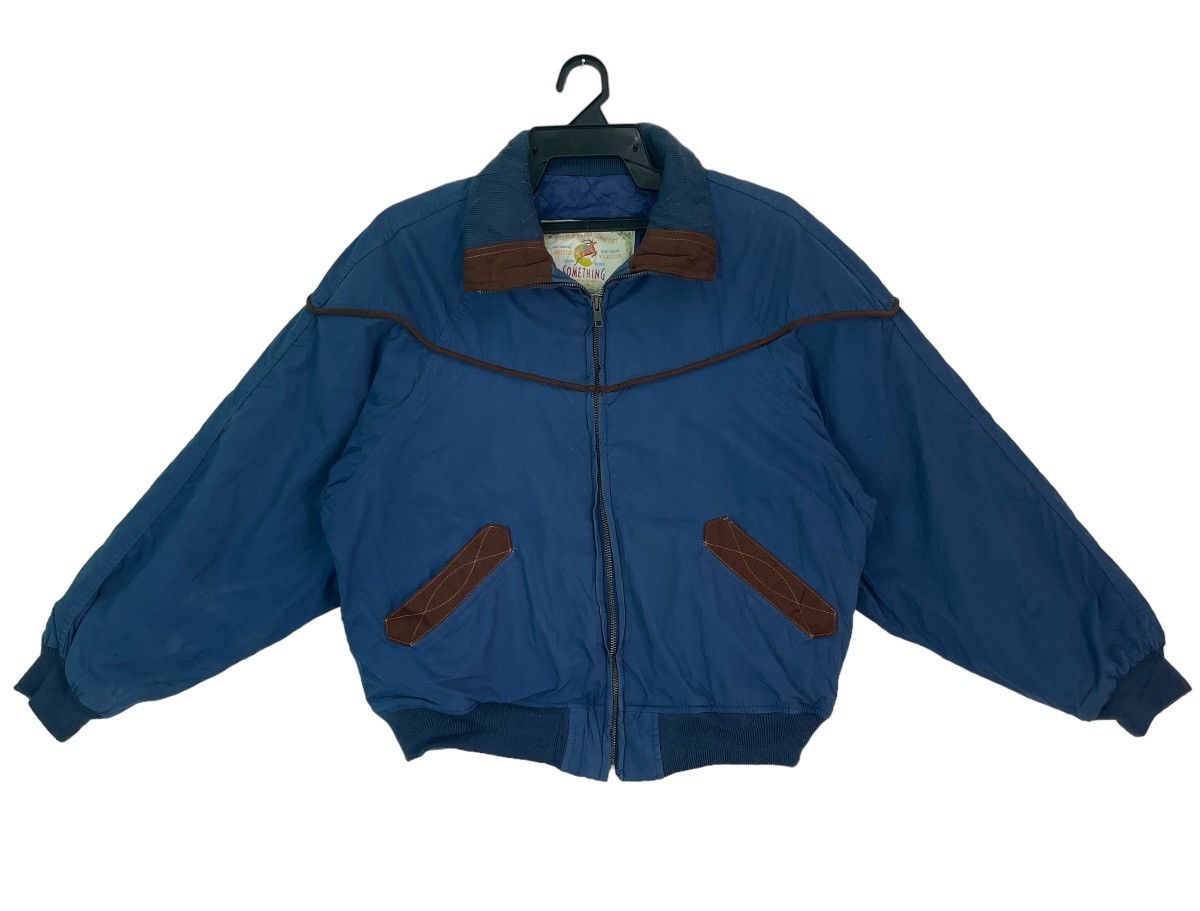 Edwin × Vintage Vtg 90s Edwin Something label limited release bomber jacket Size M / US 6-8 / IT 42-44 - 1 Thumbnail