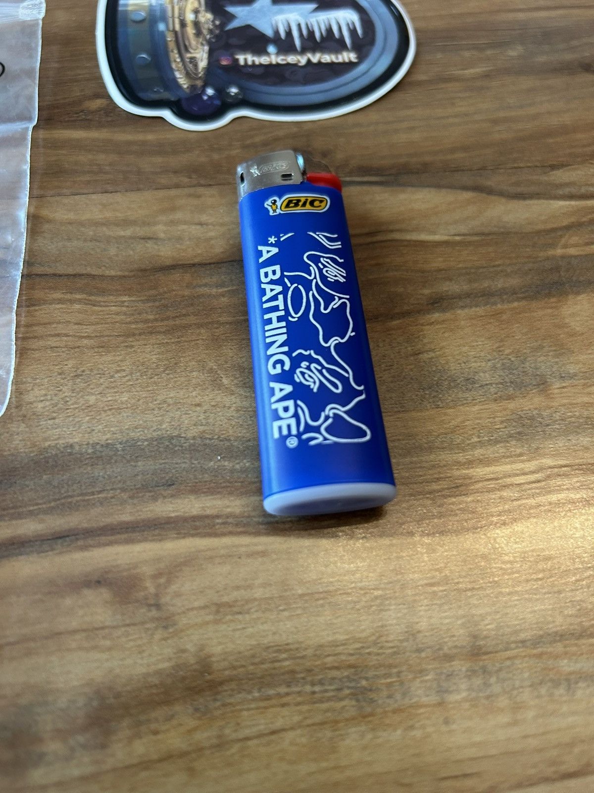 Bape NEW Bape Blue Camo Slim Bic Lighter Size ONE SIZE - 3 Thumbnail