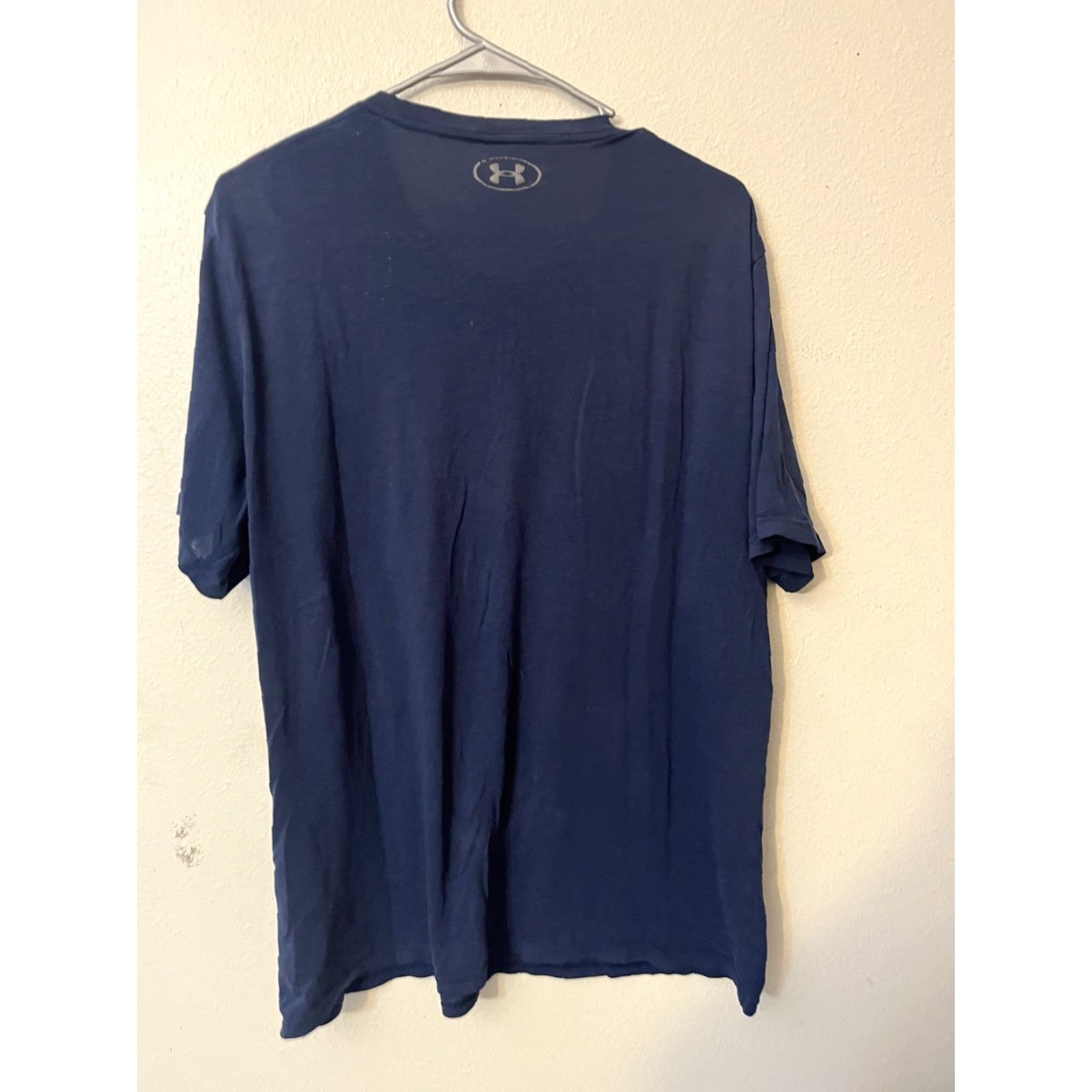 Under Armour Under Armour T-Shirt Men XL Short Sleeve Loose Beige Crew Neck Heatgear Size US XL / EU 56 / 4 - 3 Thumbnail