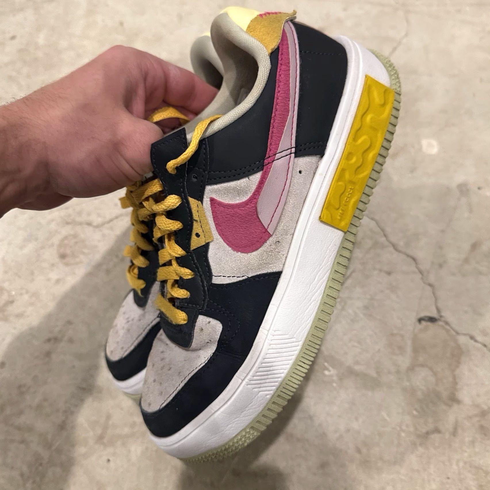 Nike Nike Air Force 1 Fontanka Pink Prime Sneaker Womens Size 7 DR7880-001 (AF1) Prime Nike Pattern Multicolor Logo Shoes Size US 7 / IT 37 - 5 Thumbnail