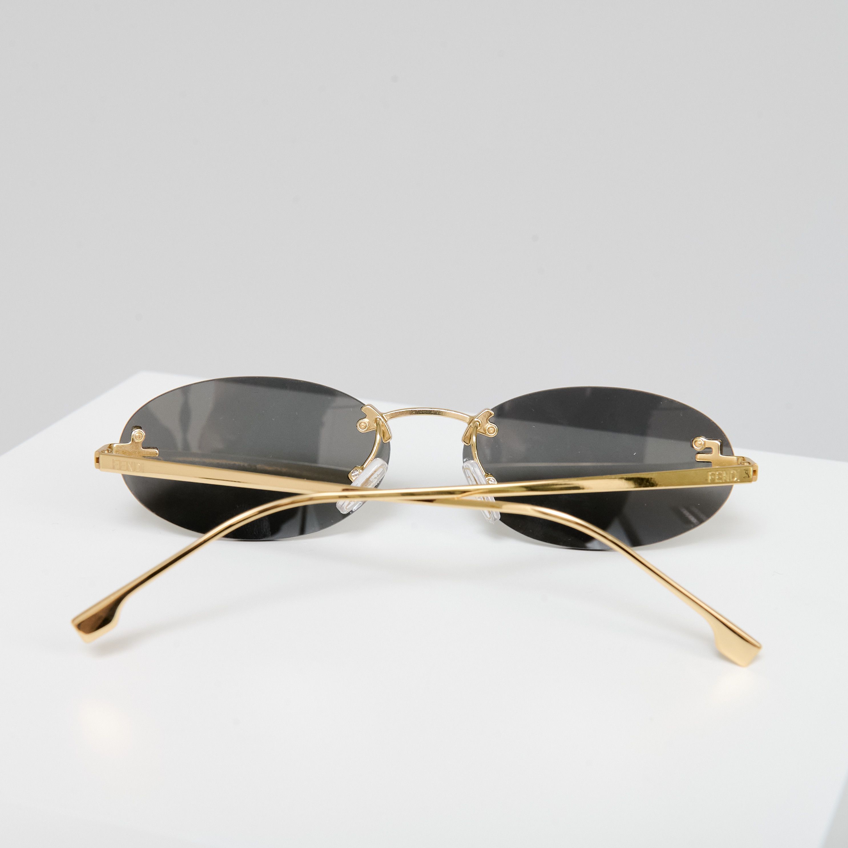 Fendi FENDI FE4075US 30A Sunglasses GOLD Size ONE SIZE - 8 Thumbnail
