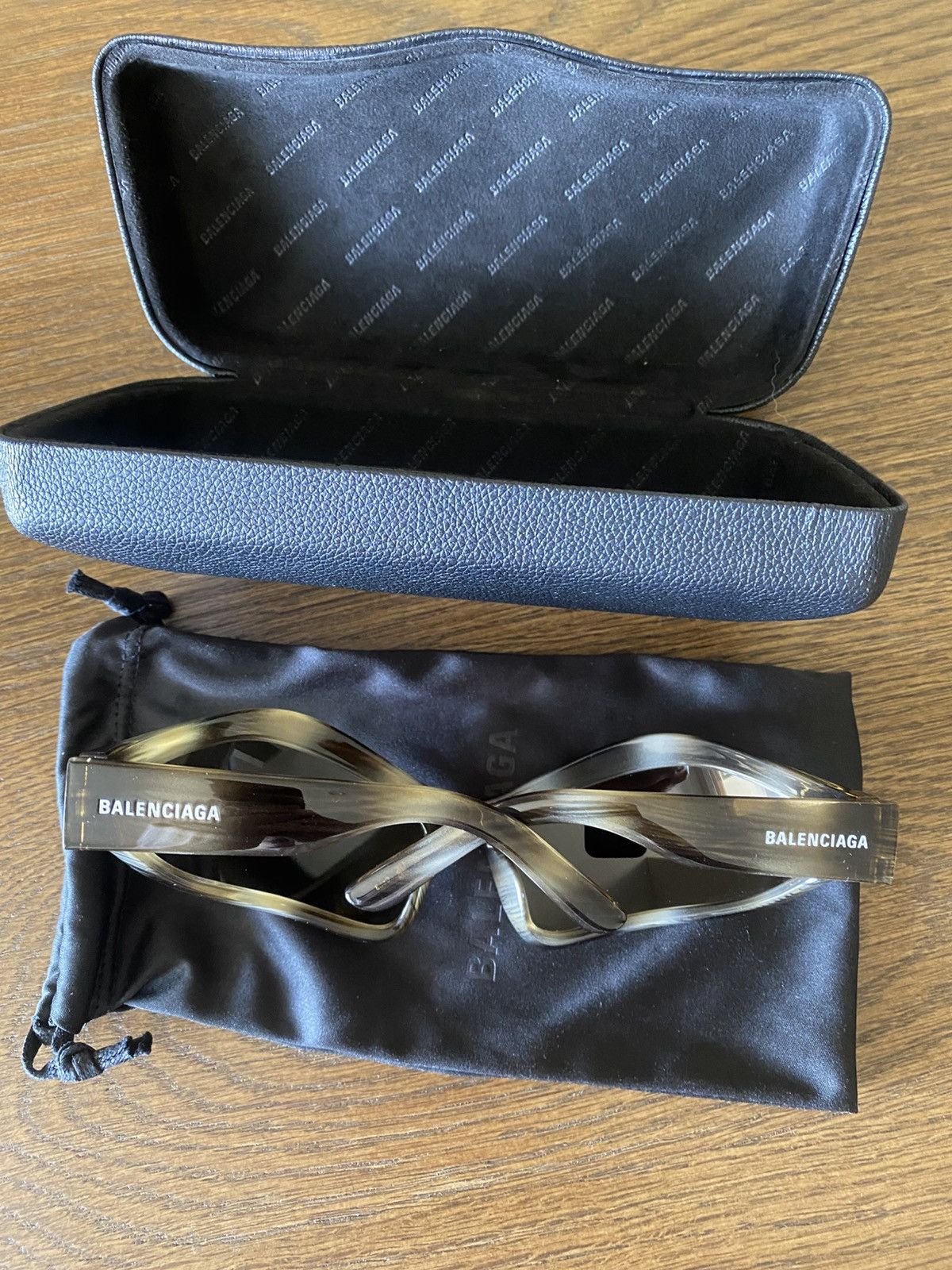 Balenciaga Balenciaga Tortoiseshell Fennec Oval Sunglasses Size ONE SIZE - 6 Thumbnail