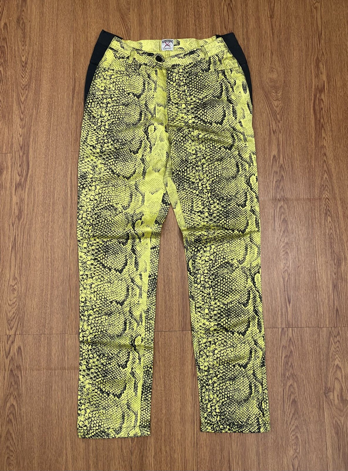 Moschino Moschino snake skin pants Size 30" / US 8 / IT 44 - 1 Thumbnail