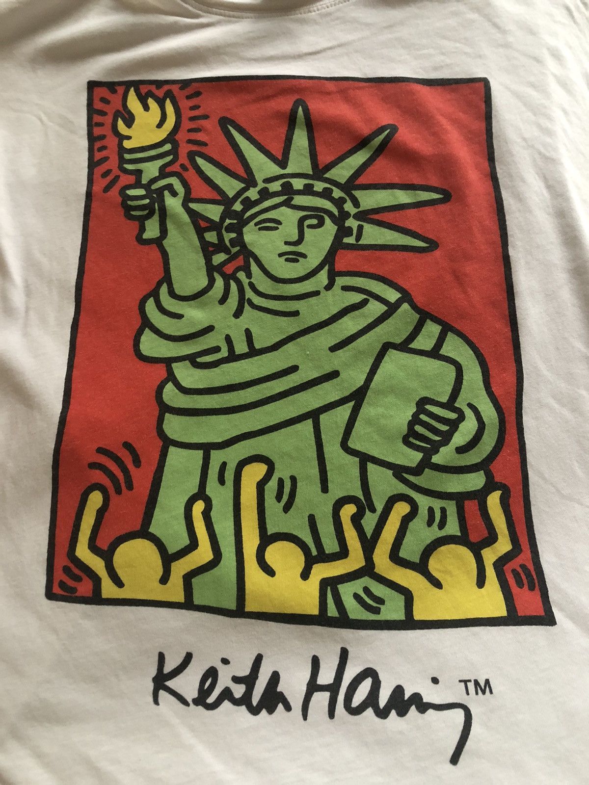 Vintage KEITH HARING VINTAGE ARTWORK TEE SHIRT Size US S / EU 44-46 / 1 - 2 Thumbnail
